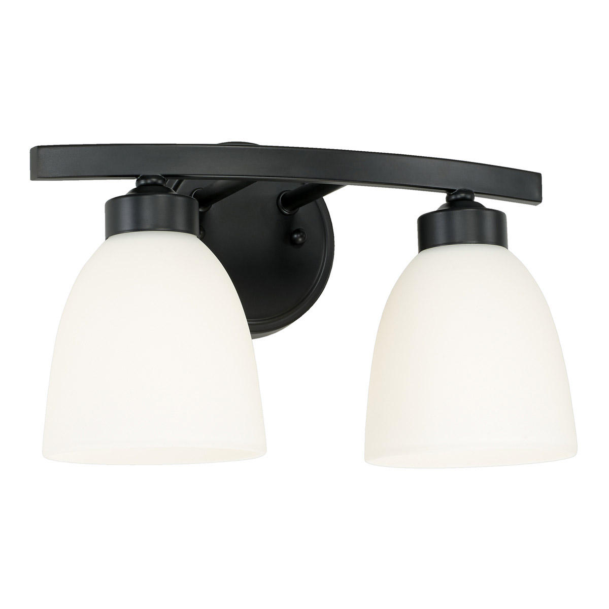 Jameson 2 Light 13 inch Matte Black Vanity Light Wall Light