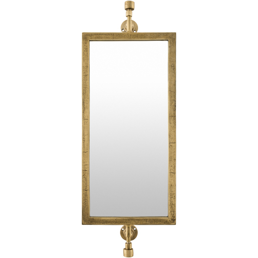 Emmeline 41.75 X 15.75 inch Plated Wall Mirror