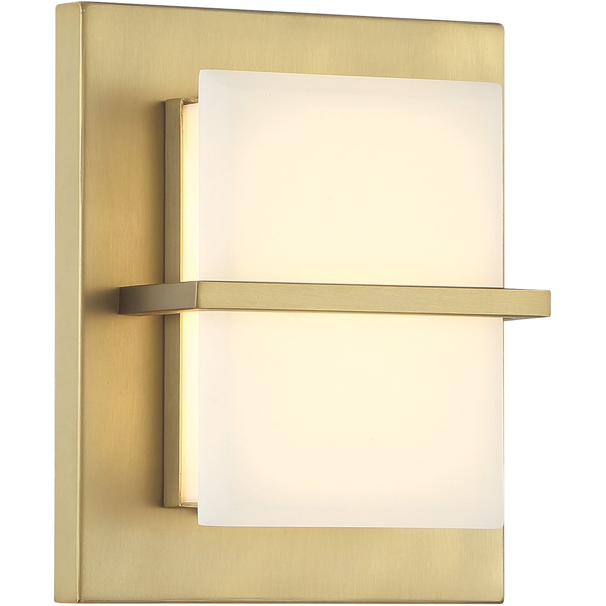 Tarnos LED 6.5 inch Soft Brass Wall Sconce Wall Light