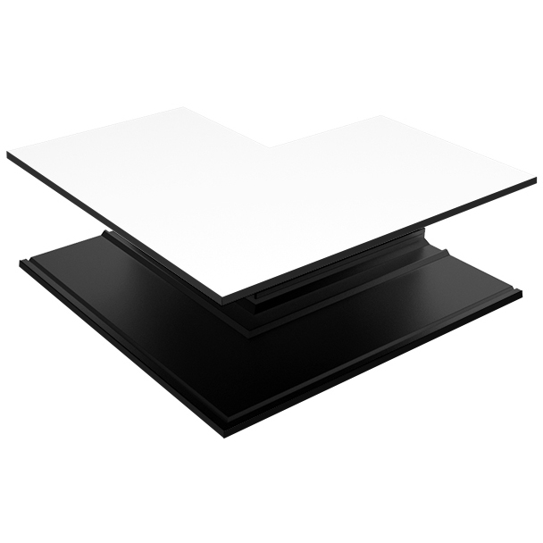 Ventrix White Track Component Ceiling Light