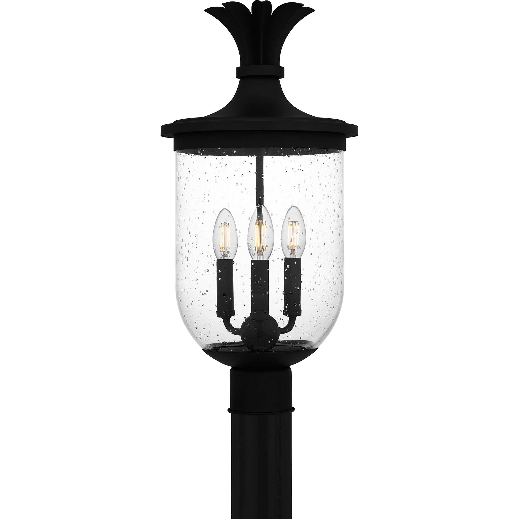 Havana 3 Light 10 inch Earth Black Outdoor Lantern, Large
