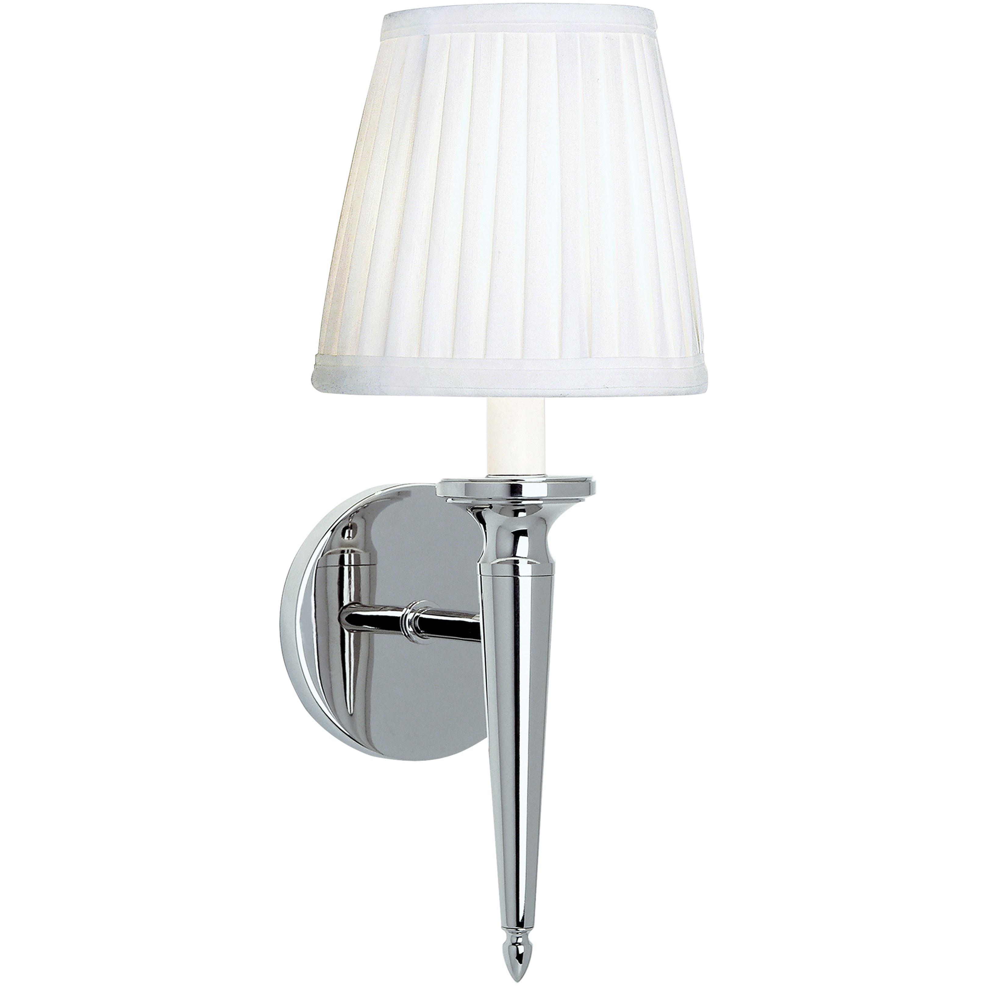 Georgetown Sconce Wall Light in Polished Nickel