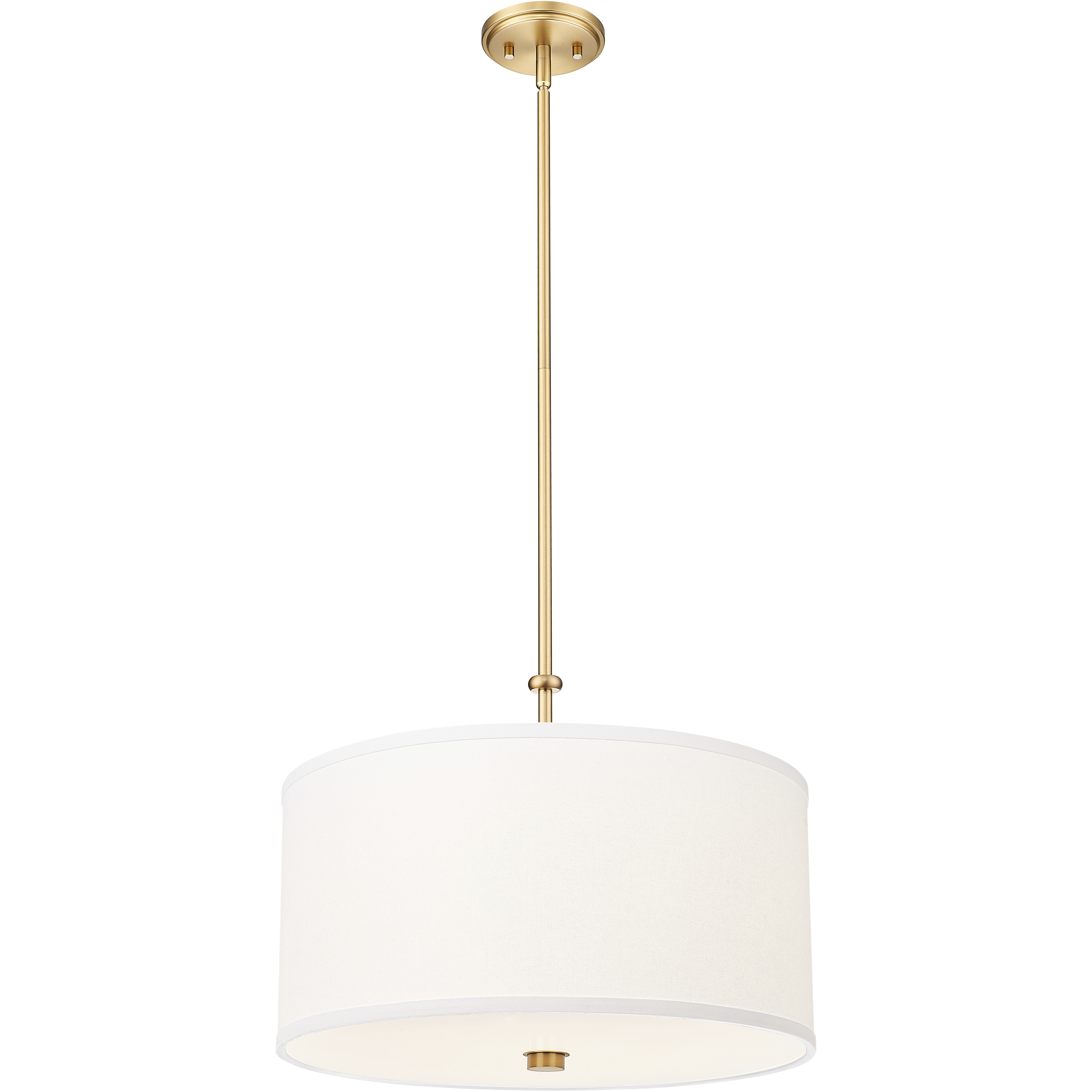 Linden LED 18 inch Modern Gold Pendant Ceiling Light