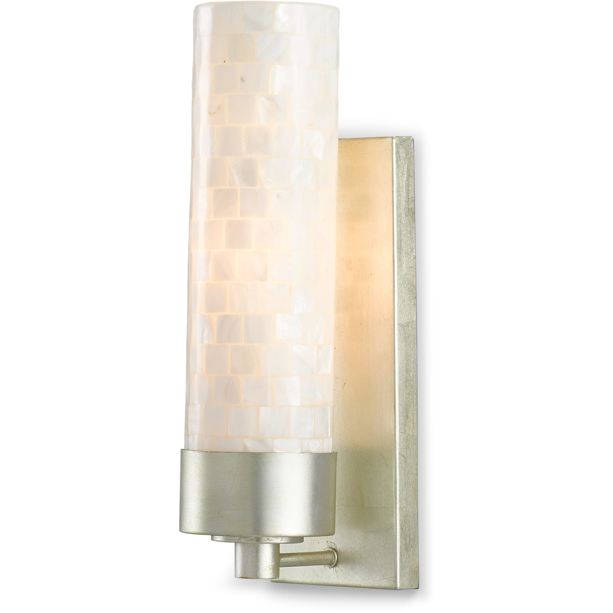 Abadan 1 Light 5 inch Silver Leaf Wall Sconce Wall Light