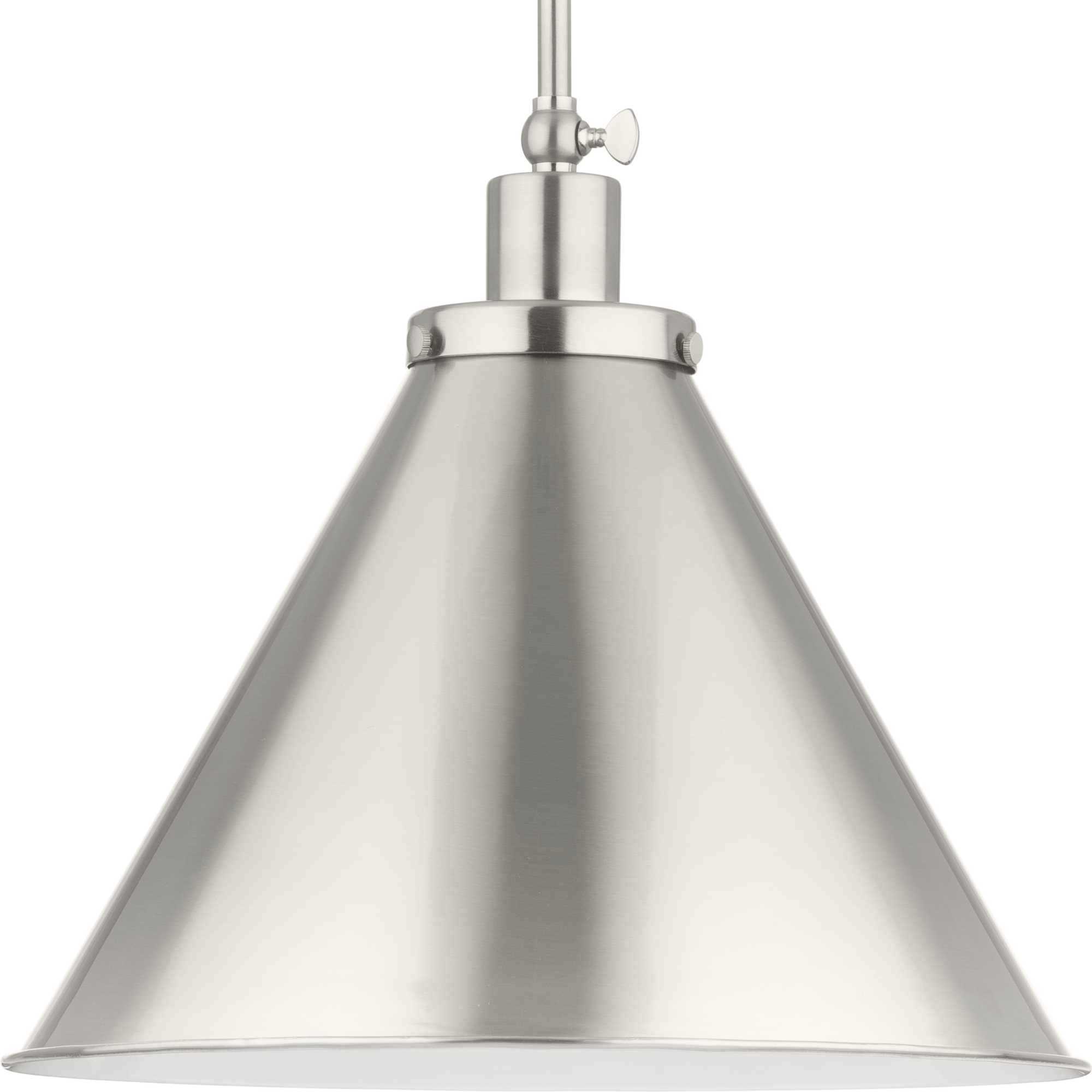 Hinton 1 Light 16 inch Brushed Nickel Pendant Ceiling Light