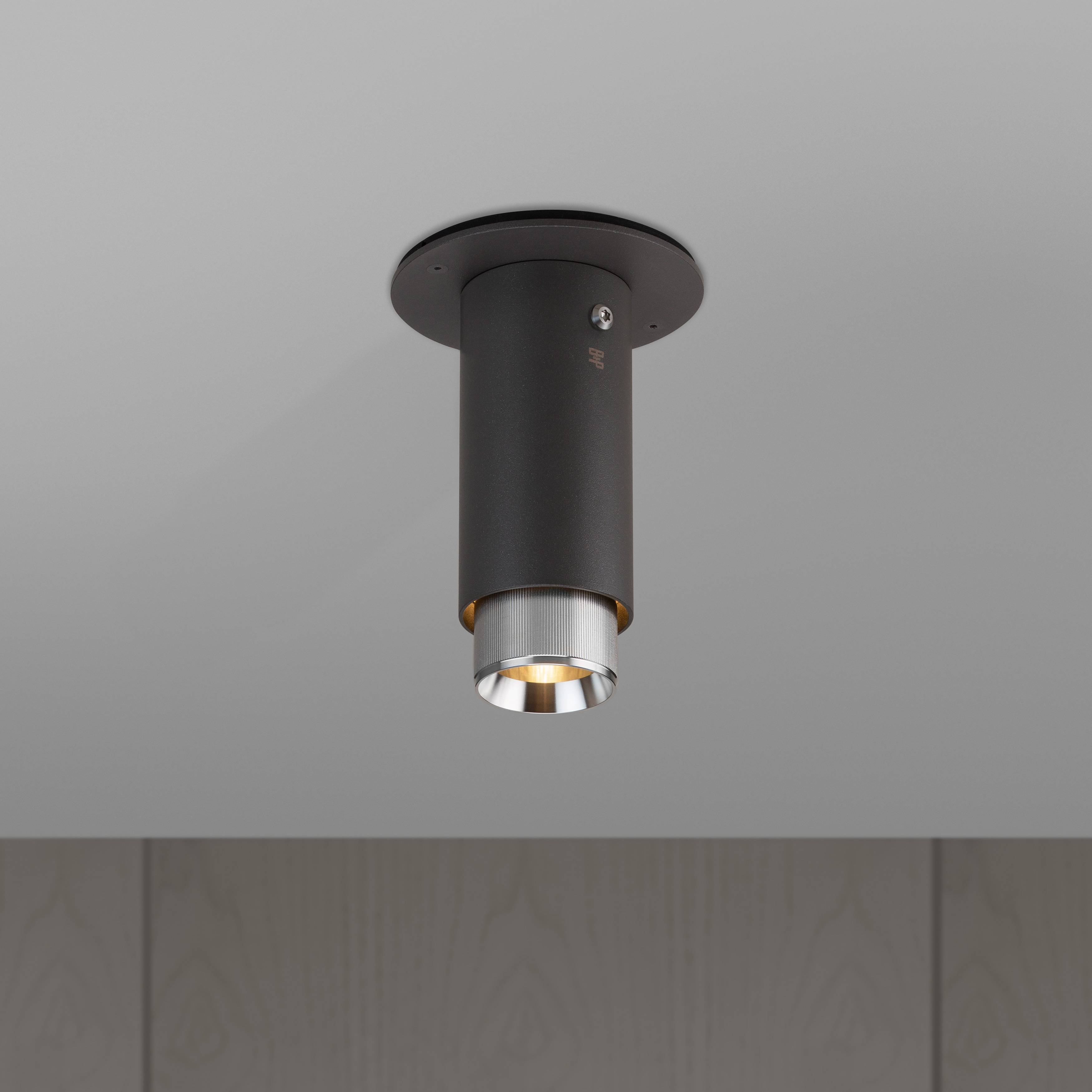 Exhaust Surface LED 2.36 inch Graphite / Steel Flush Mount Ceiling Light