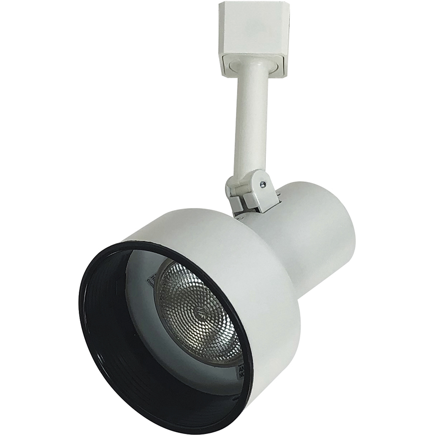 Step White Track Cylinder Ceiling Light