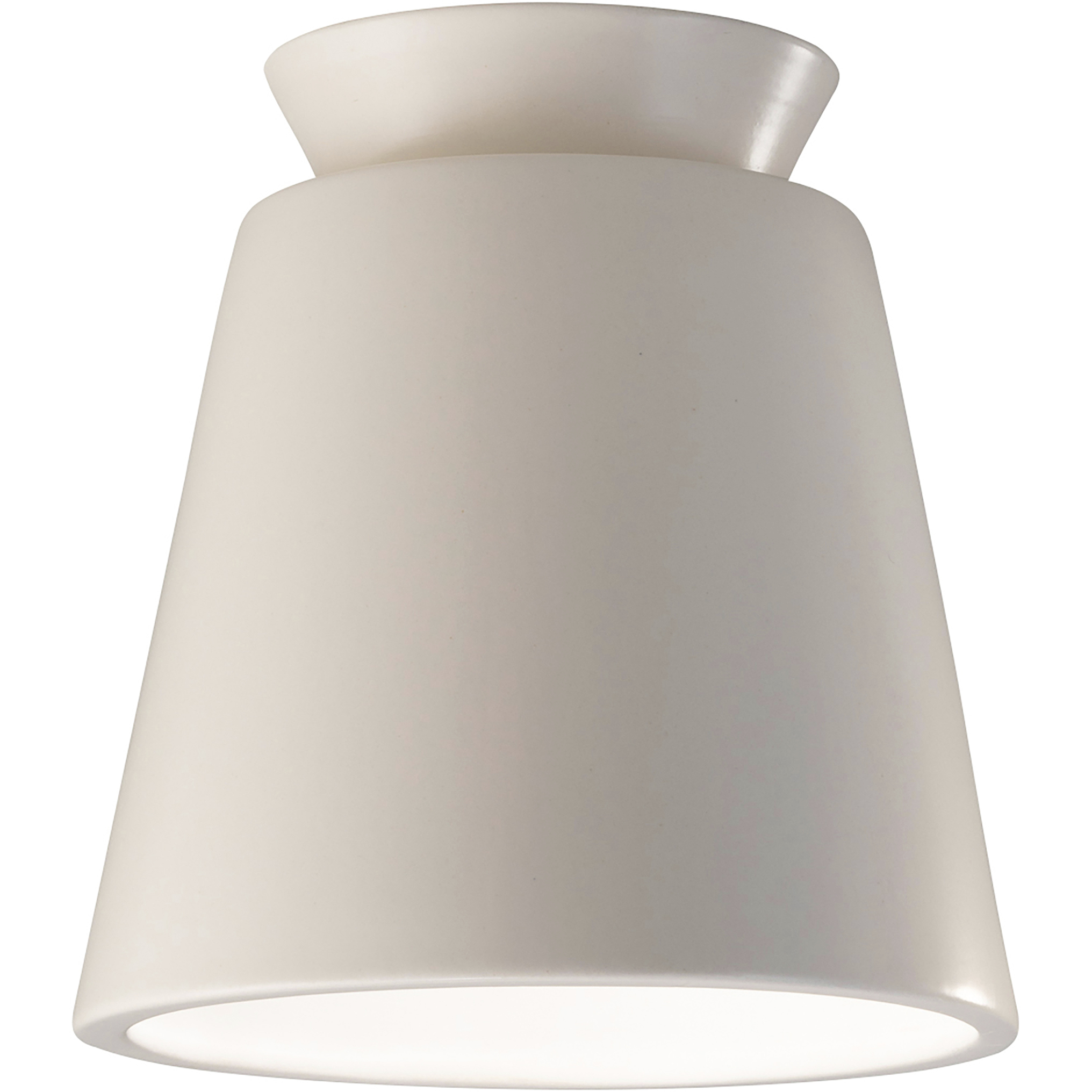 Radiance Collection 1 Light 7.5 inch Matte White Outdoor Flush-Mount