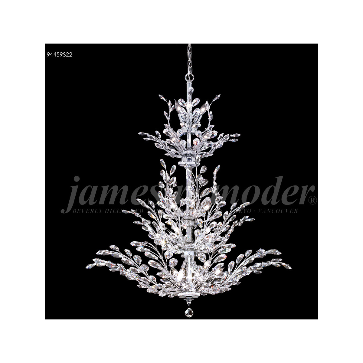 Florale 26 Light 38 inch Gold Large Entry Crystal Chandelier Ceiling Light, Large