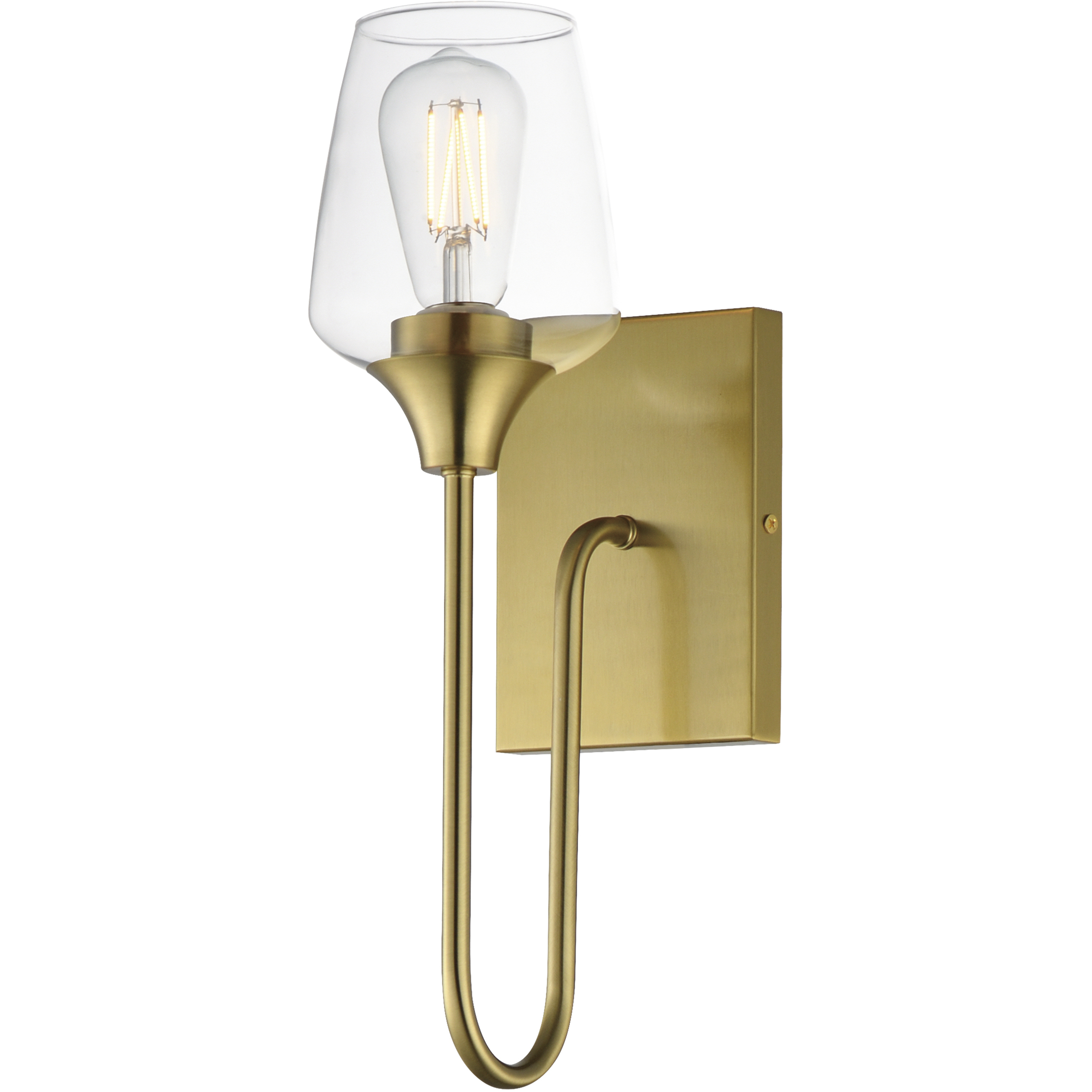 Goblet 1 Light 5 inch Natural Aged Brass Wall Sconce Wall Light