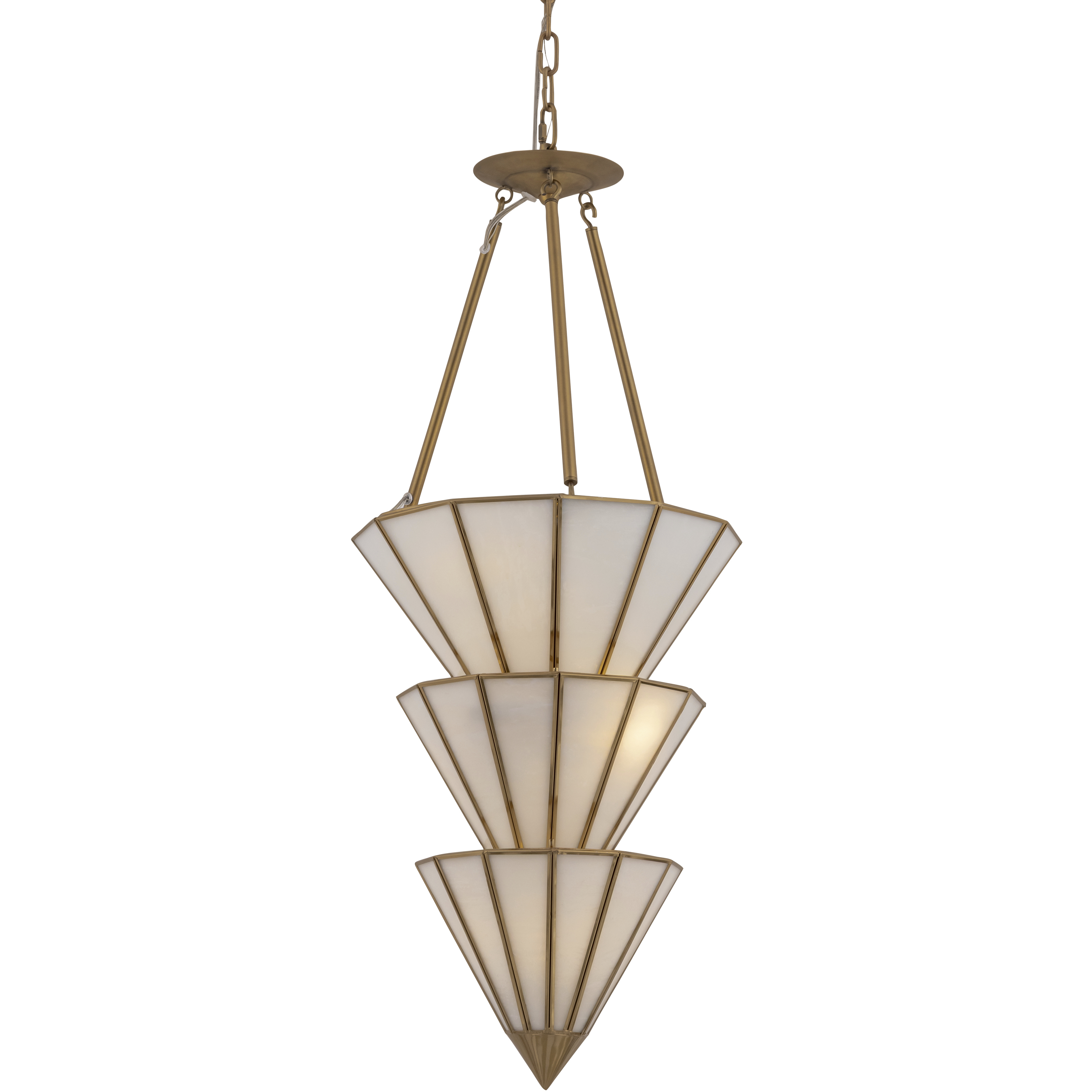 Jaxen 5 Light 14.25 inch Legacy Brass Pendant Ceiling Light