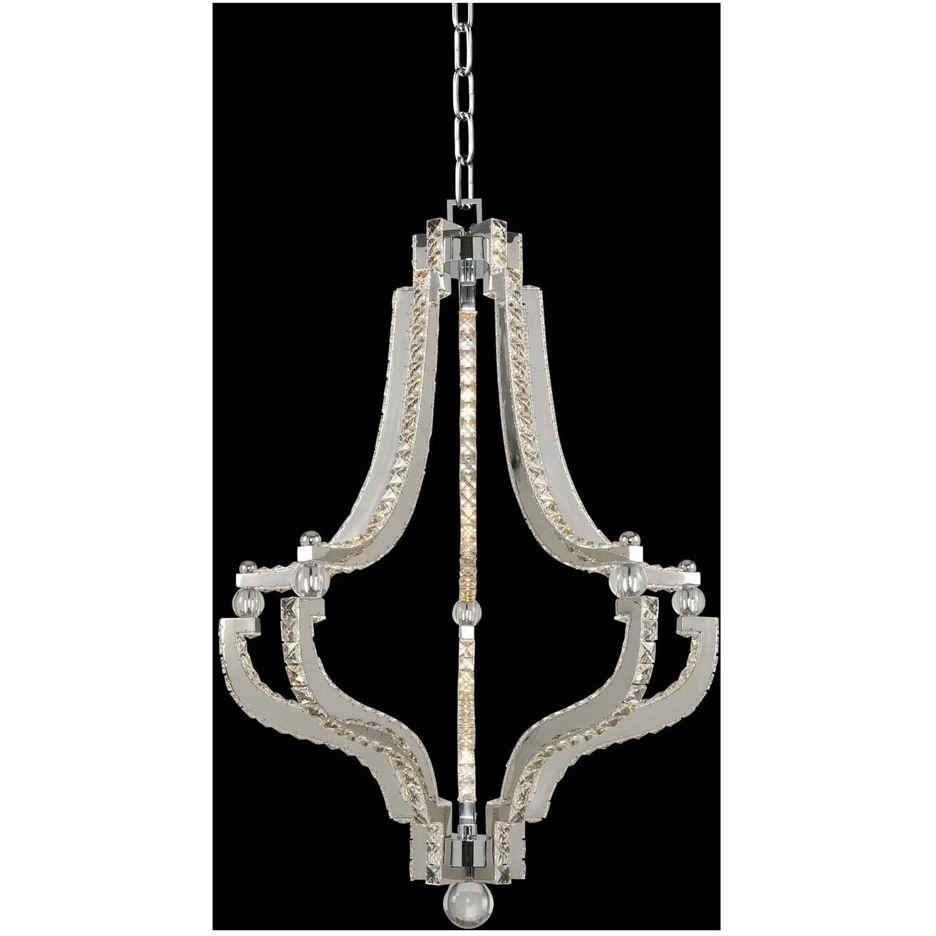 Cambria LED 21 inch Chrome Pendant Ceiling Light