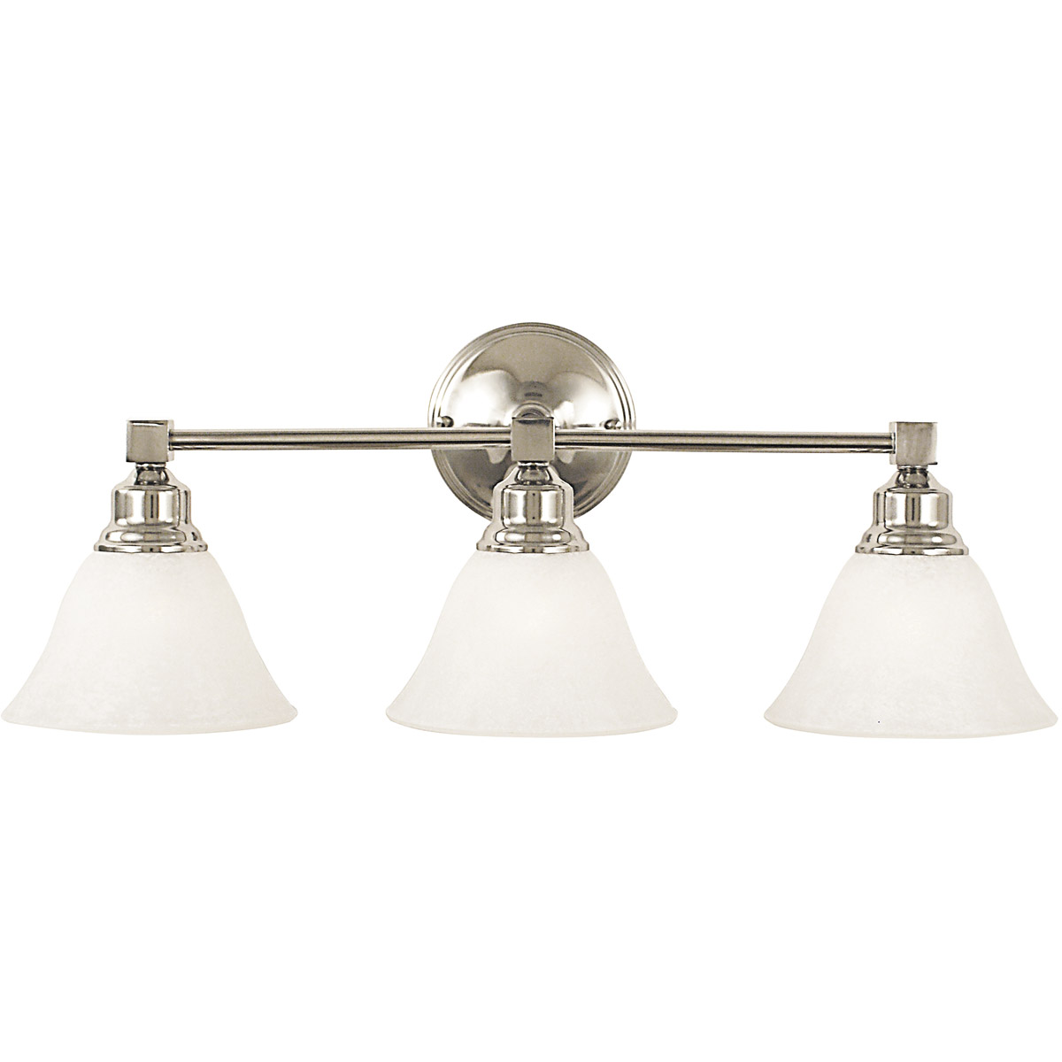 Taylor 3 Light 24 inch Brushed Nickel with Champagne Marble Glass Shade Sconce Wall Light