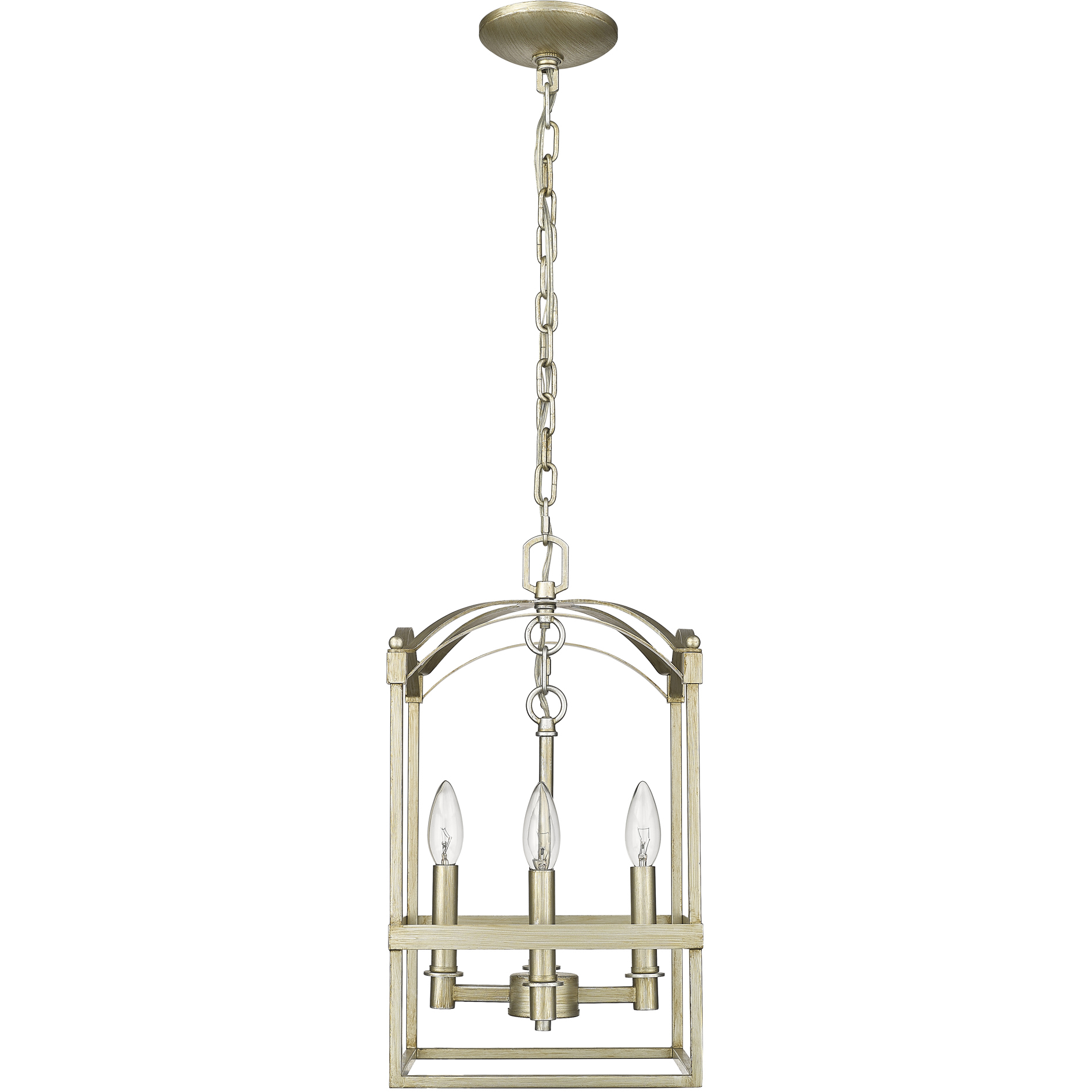 Cormac 4 Light 10 inch Washed Gold Pendant Ceiling Light