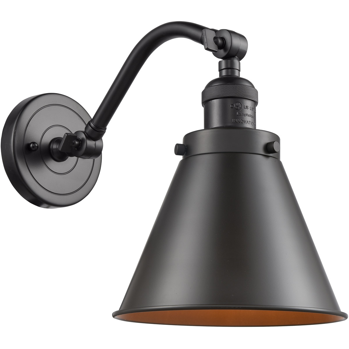 Franklin Restoration Appalachian LED 8 inch Oil Rubbed Bronze Sconce Wall Light, Franklin Restoration