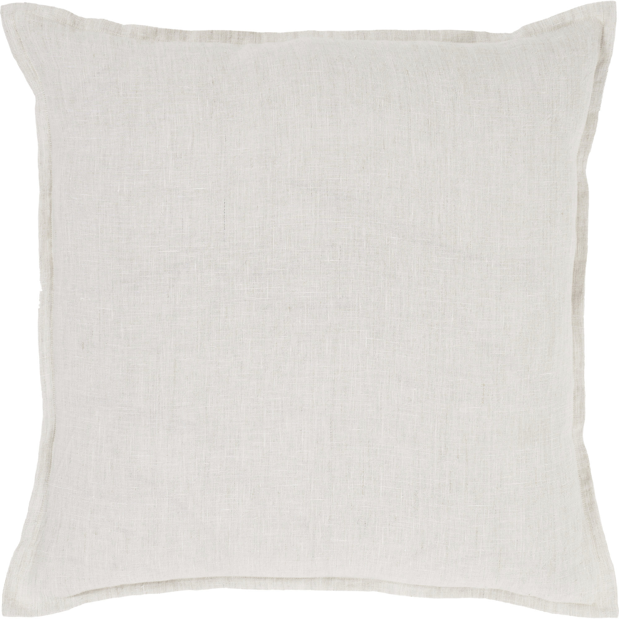 Shayaz 20 inch White and Natural Pillow