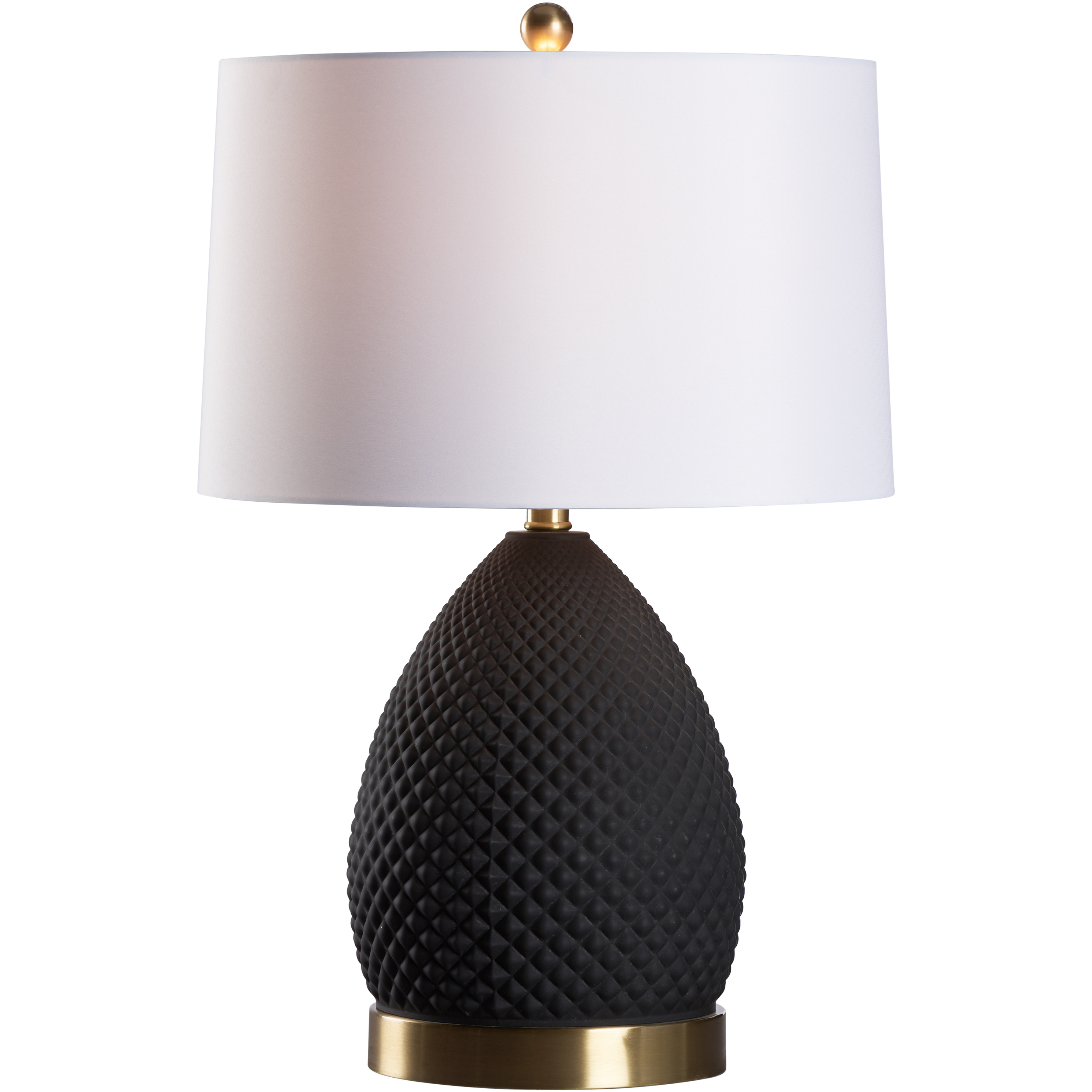 Hester 18 inch 100.00 watt Black and Gold Table Lamp Portable Light