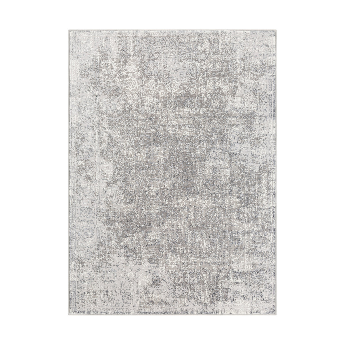 Katmandu 35 X 24 inch Charcoal/Light Gray/Ivory/Medium Gray Rugs, Rectangle
