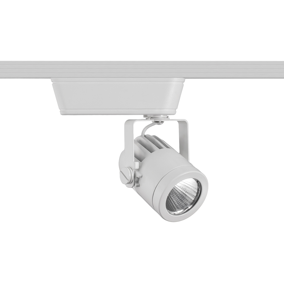 Precision 1 Light 120 White J Track Fixture Ceiling Light in 4000K