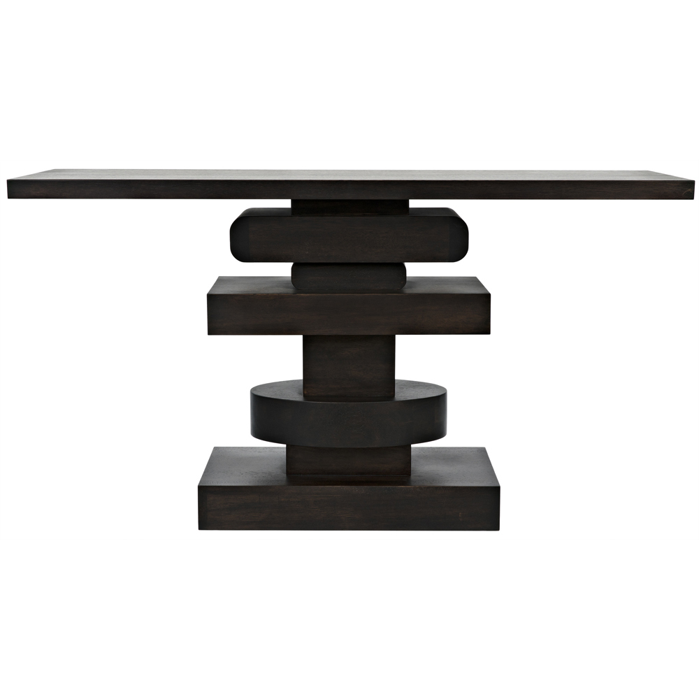 Solange 56 X 18 inch Ebony Walnut Console