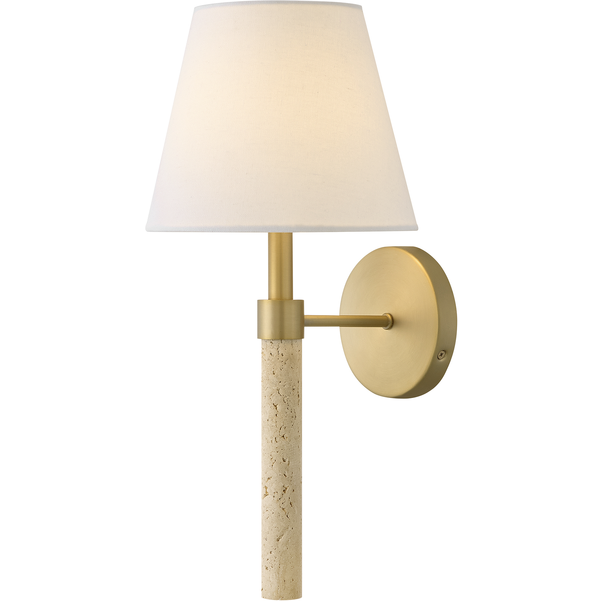 Bruna 1 Light 9 inch Lacquered Brass Bath Sconce Wall Light