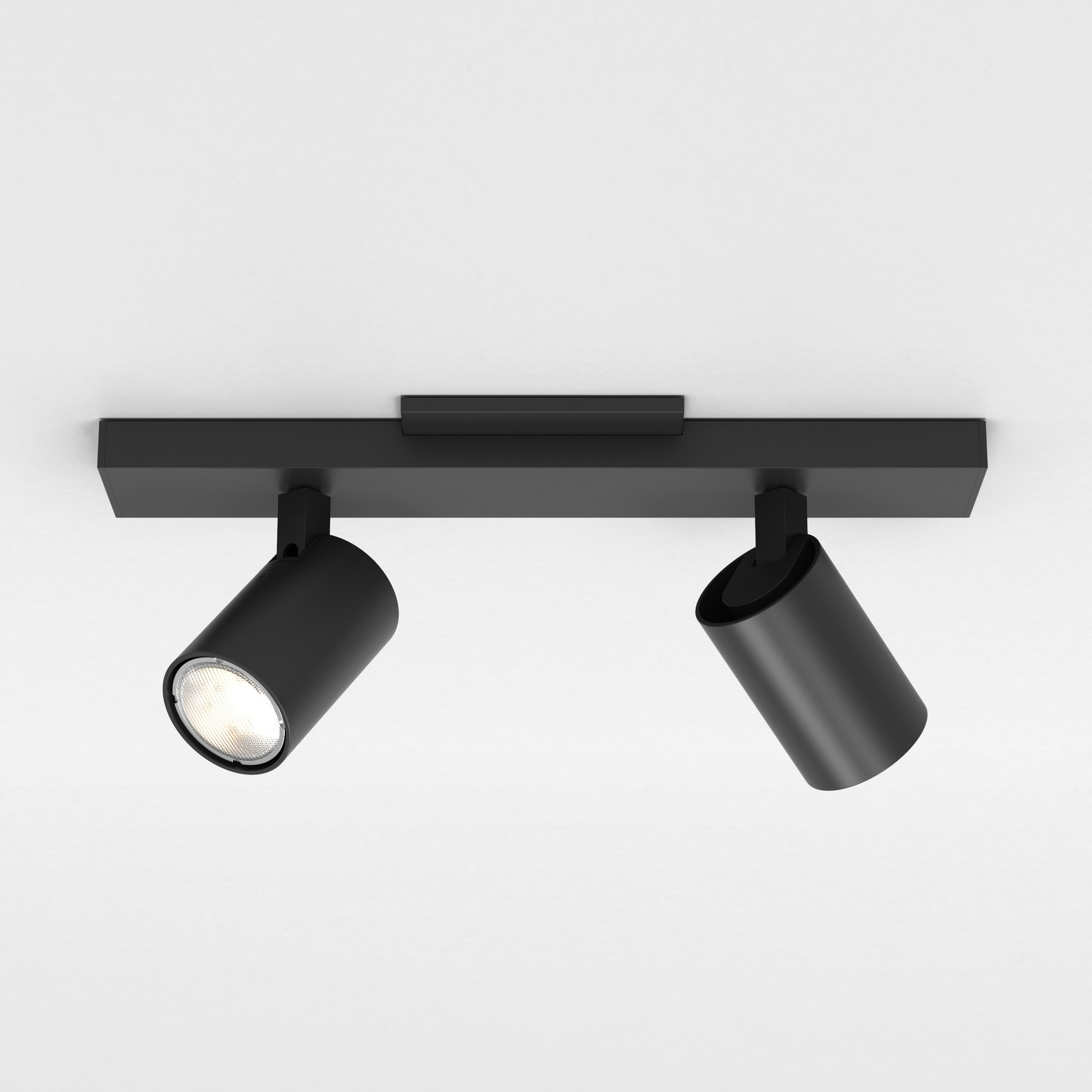 Ascoli Matte Black 2 Light Interior Spotlight