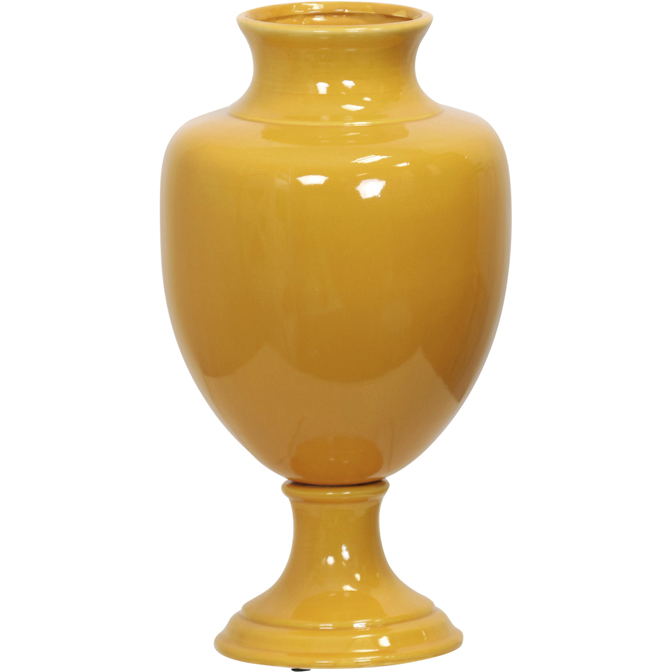 Anastasia 16 X 8.5 inch Vase in High Gloss Yellow