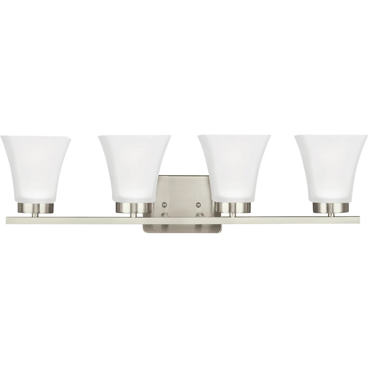 Bayfield 4 Light 27.5 inch Brushed Nickel Wall Bath Fixture Wall Light