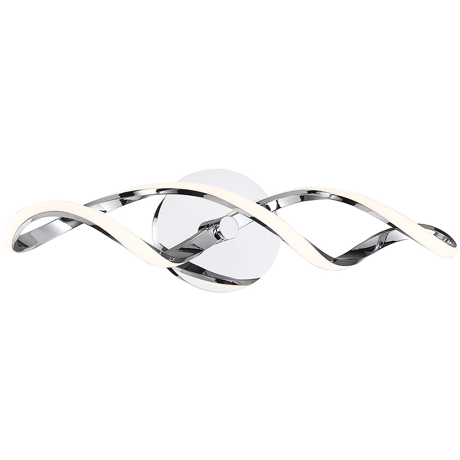 Interlace LED 27.5 inch Chrome Bath Vanity & Wall Light, dweLED