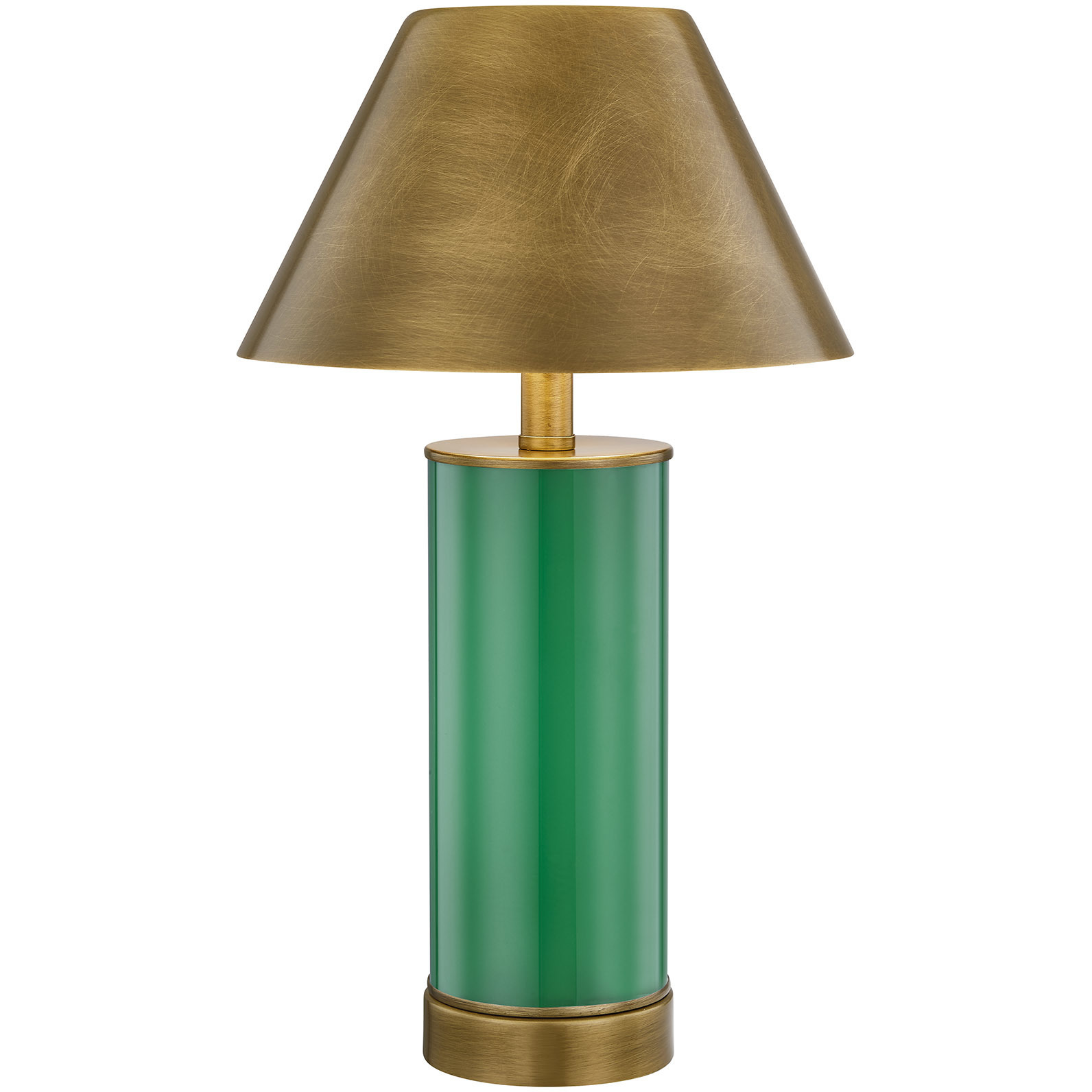 Molly 12 inch 2.30 watt Jolly Green Portable Rechargeable Table Lamp Portable Light, Coco & Dash