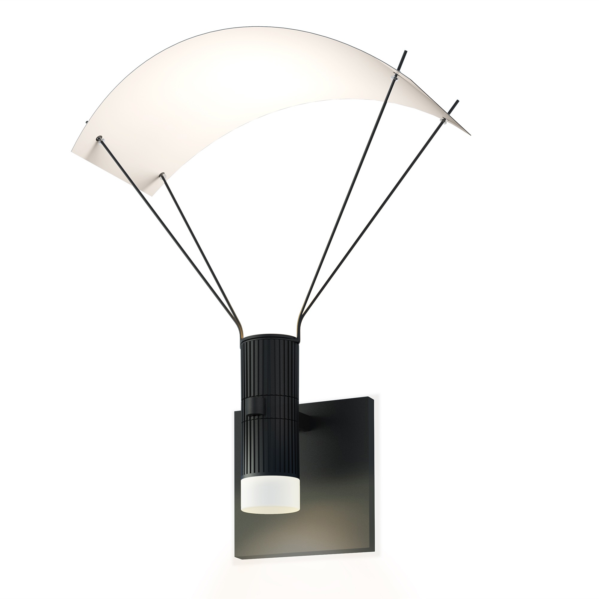 Suspenders LED 10.75 inch Satin Black ADA Modular Wall Mount Wall Light
