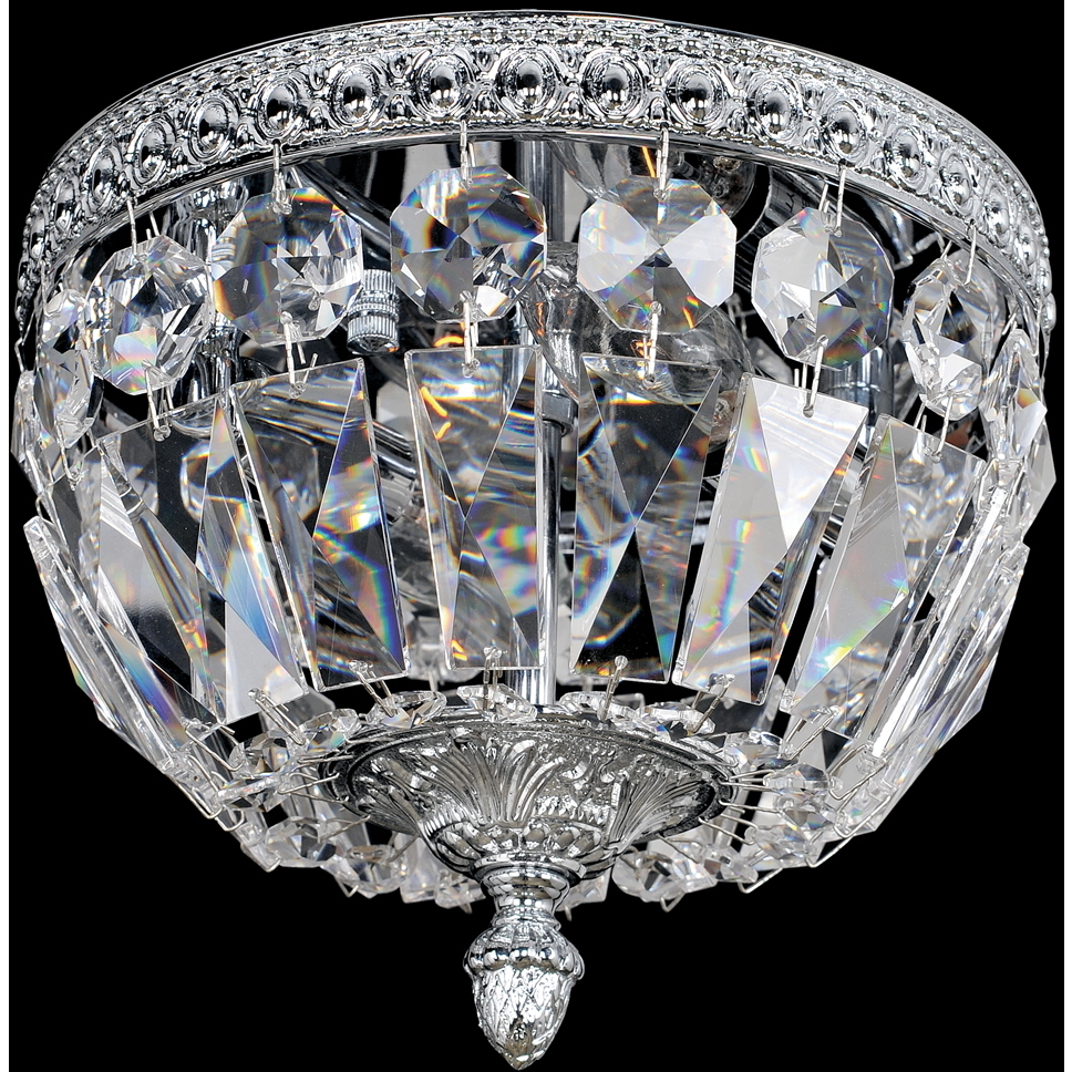 Lemire 2 Light 10 inch Chrome Flush Mount Ceiling Light