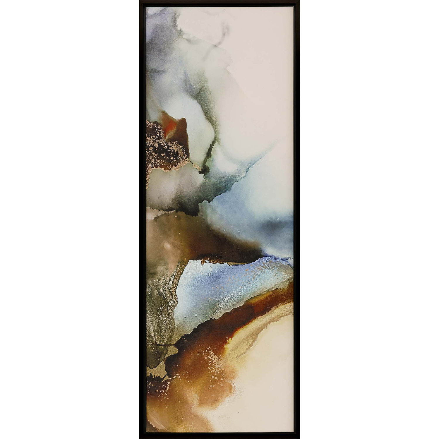 Earthly Secrets Multi and Rust and Blue and Turquoise Canvas