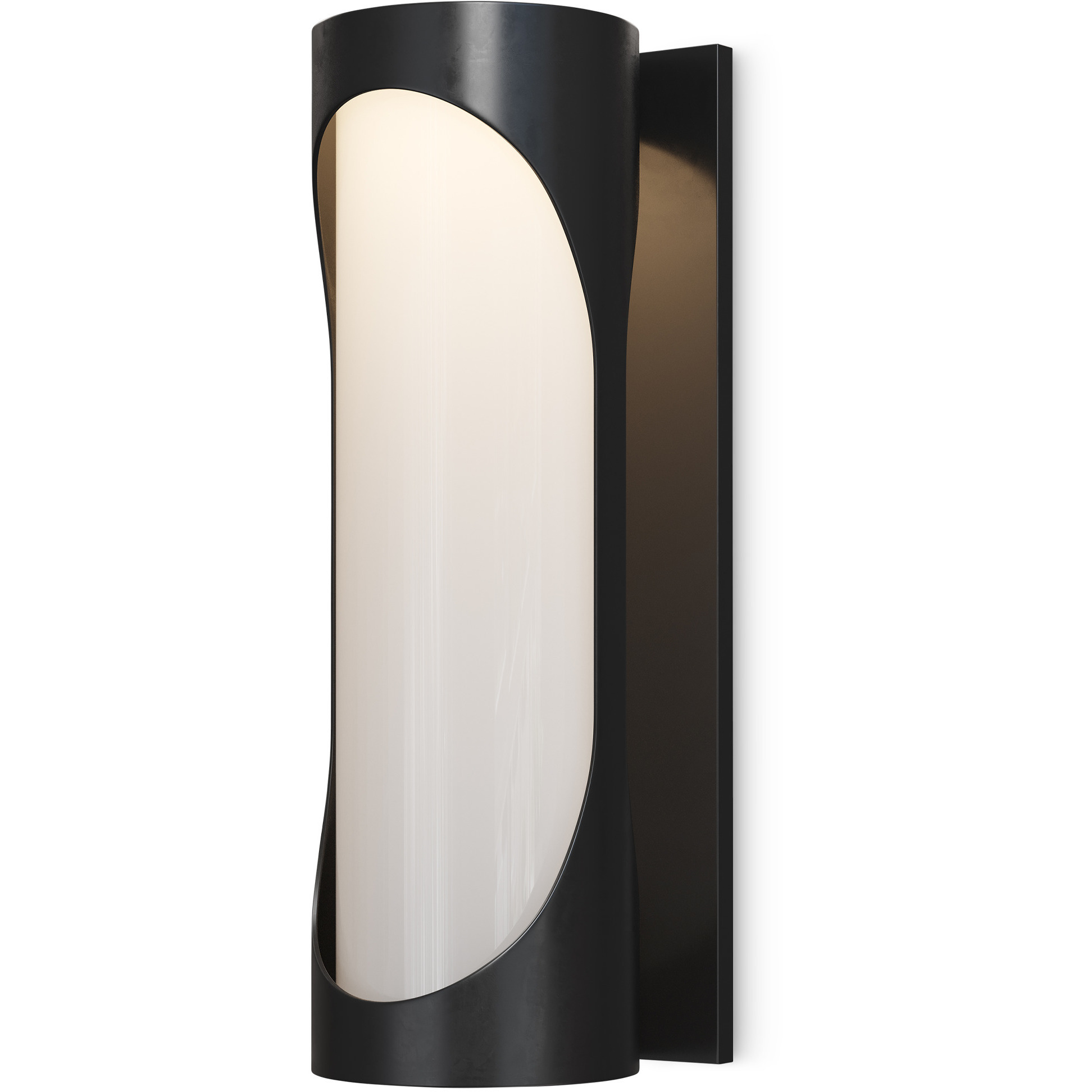 Swale LED 27 inch Black Outdoor Wall Sconce, Large