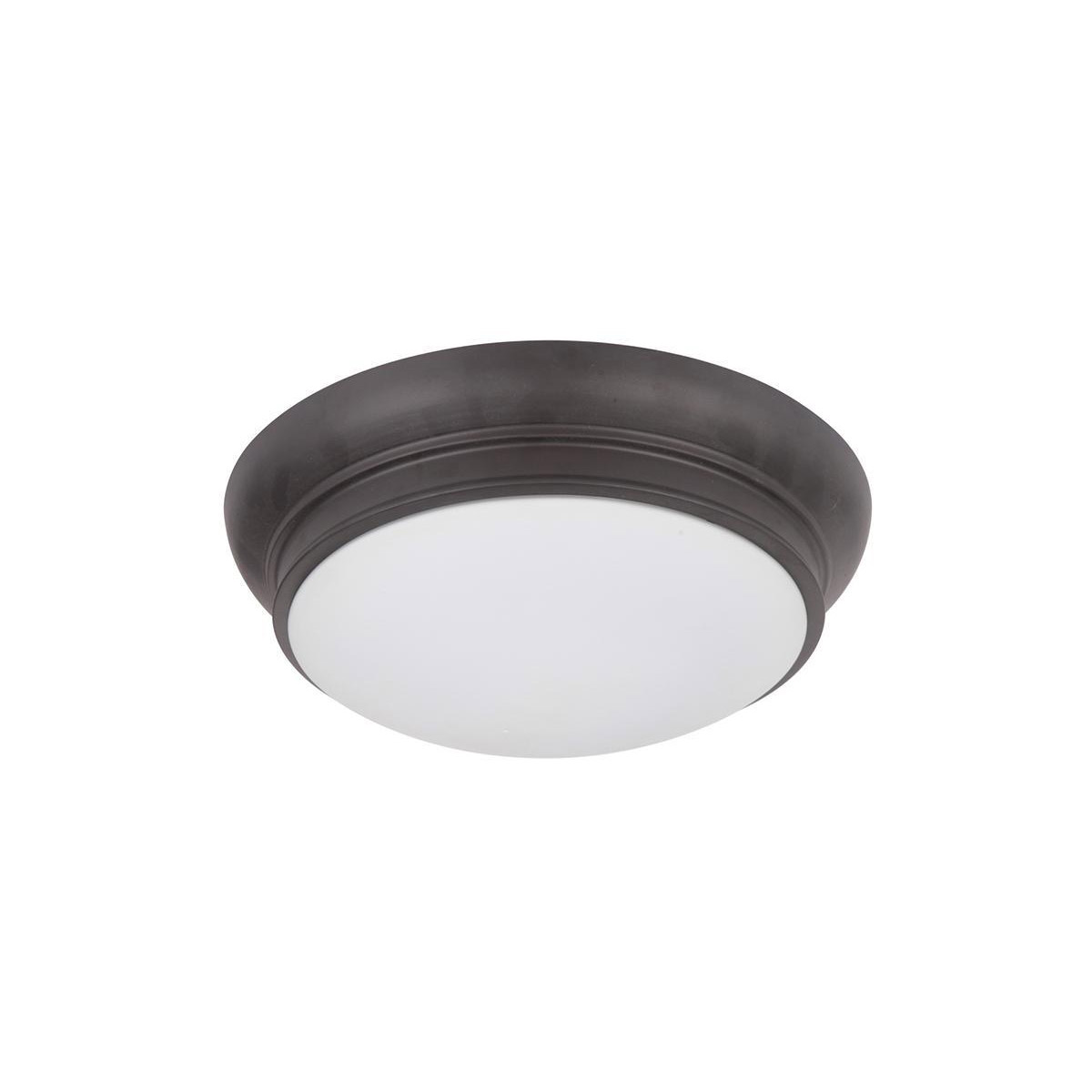 Classic 2 Light 11 inch Bronze Flush Mount Ceiling Light