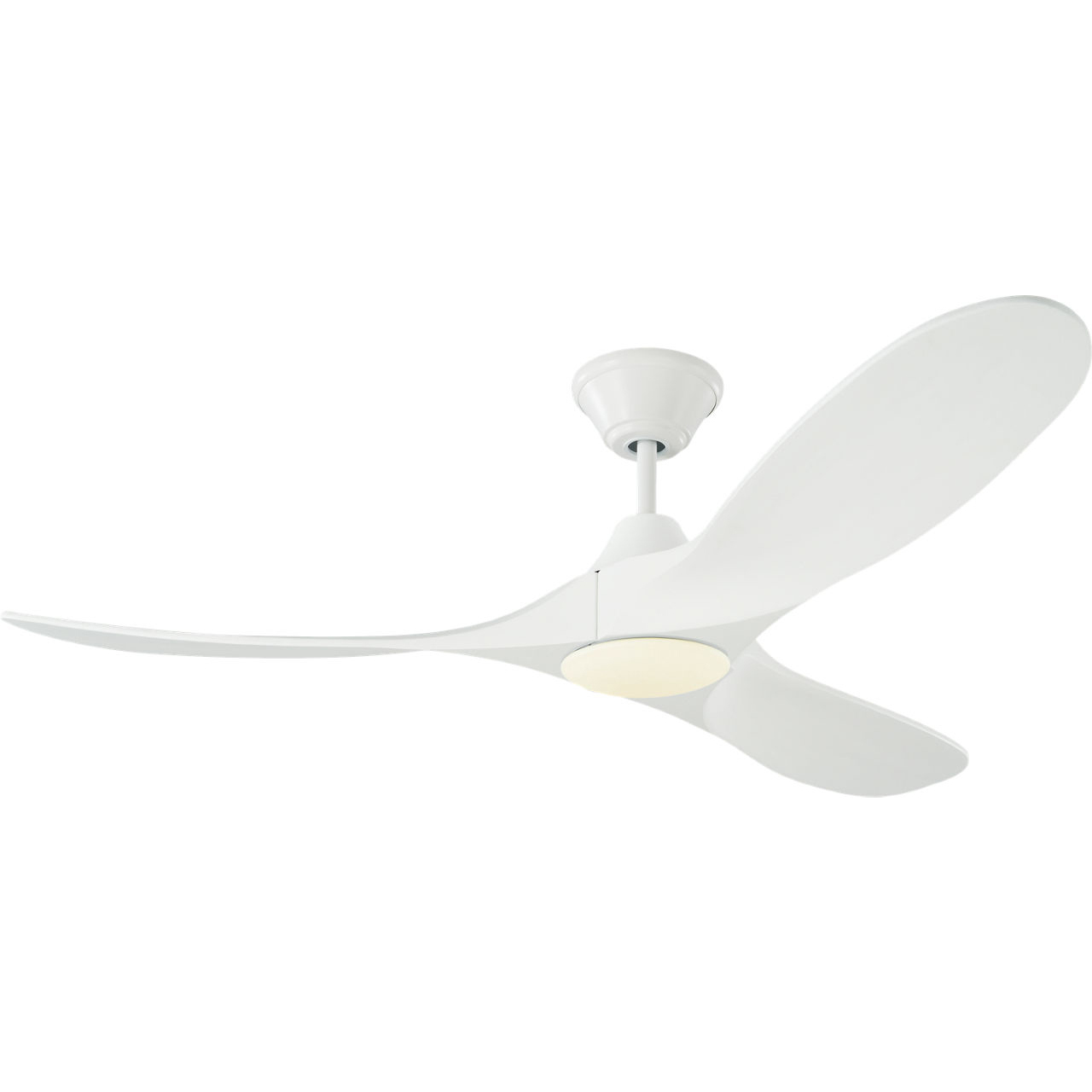 Maverick 52 inch Matte White Ceiling Fan