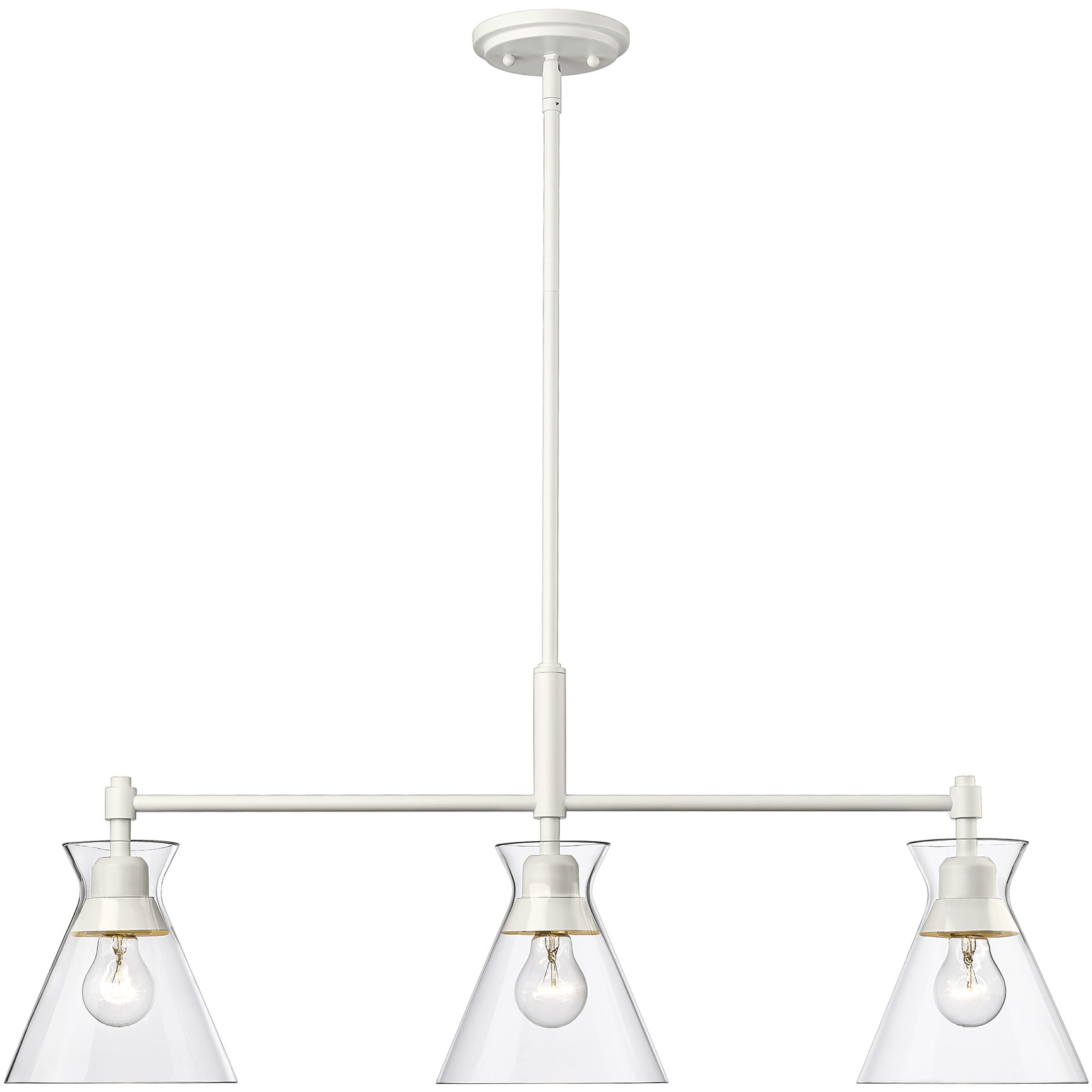Malta Island Light Ceiling Light in Matte White