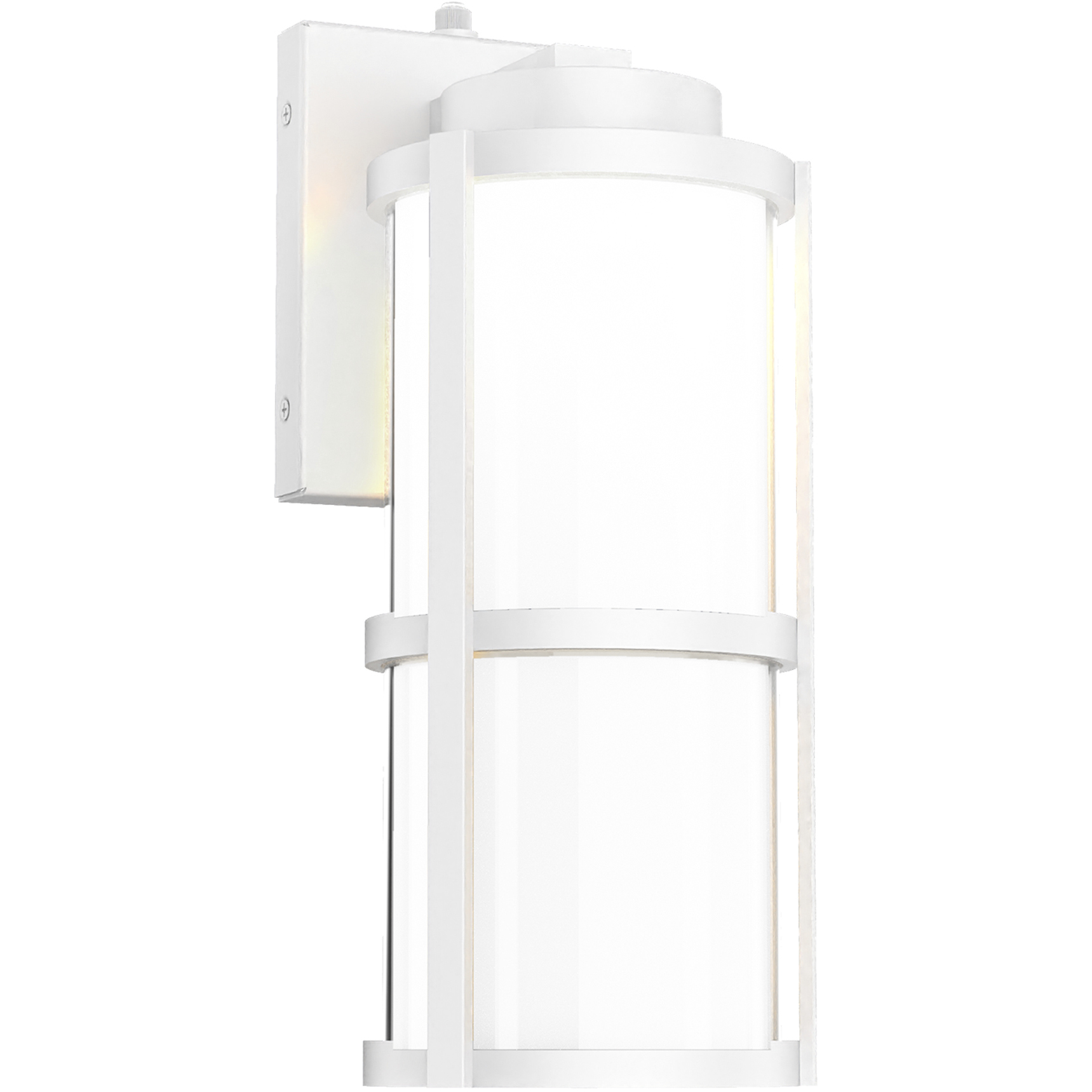 Lantern LED 14 inch White Outdoor Wall Lighting, WAC Limited