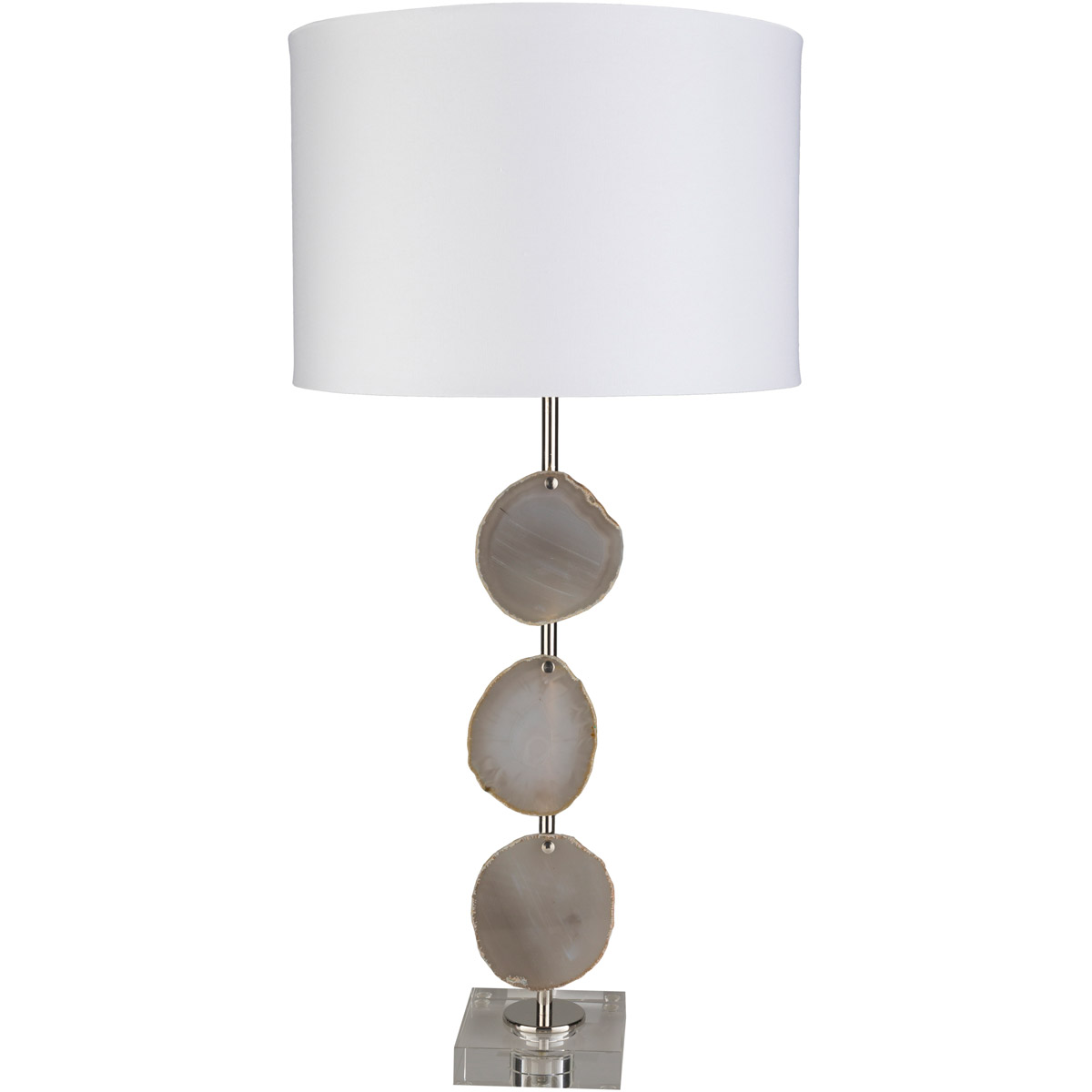 Winston 32 inch 100 watt White Table Lighting Portable Light