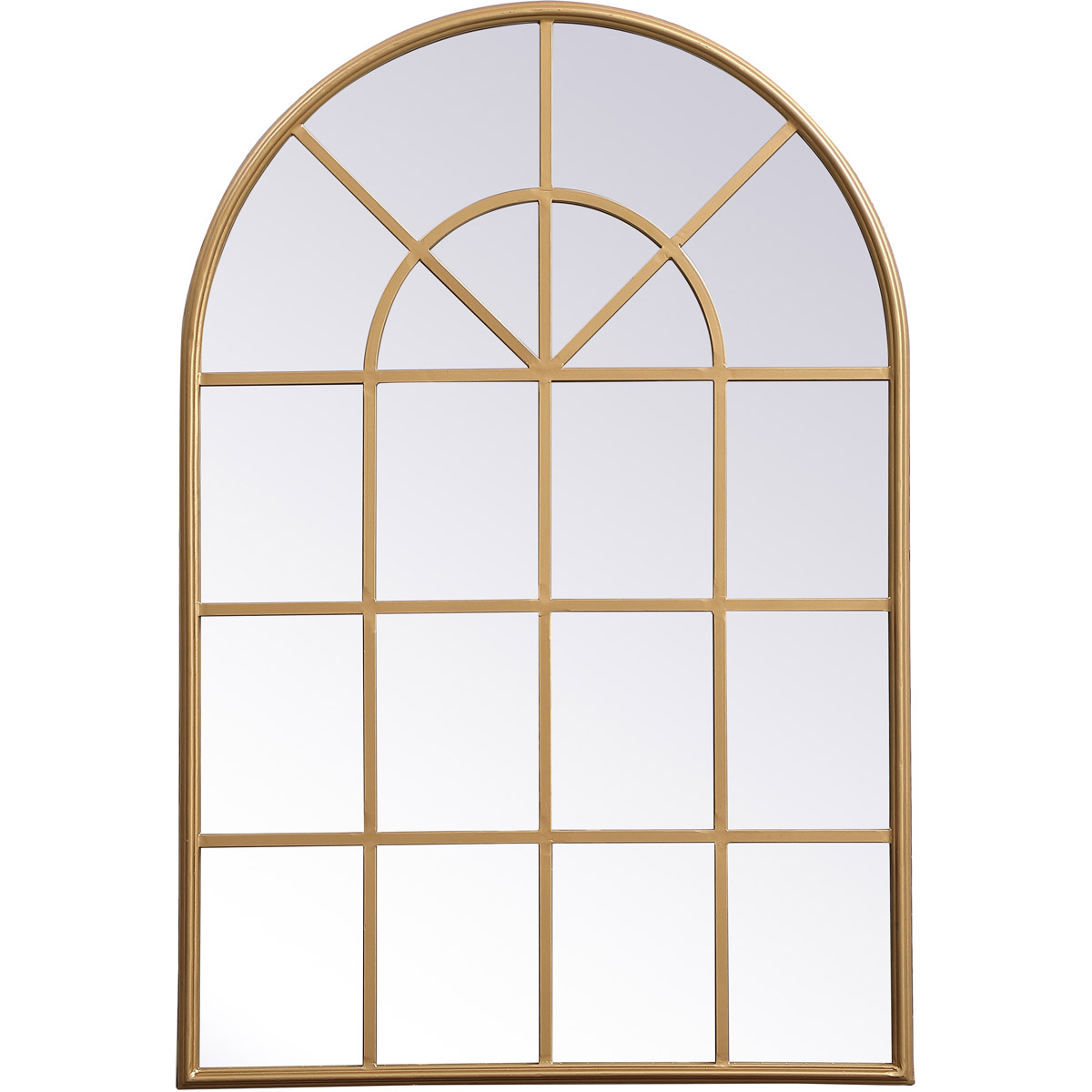 Motif 41.5 X 28 inch Brass Wall Mirror