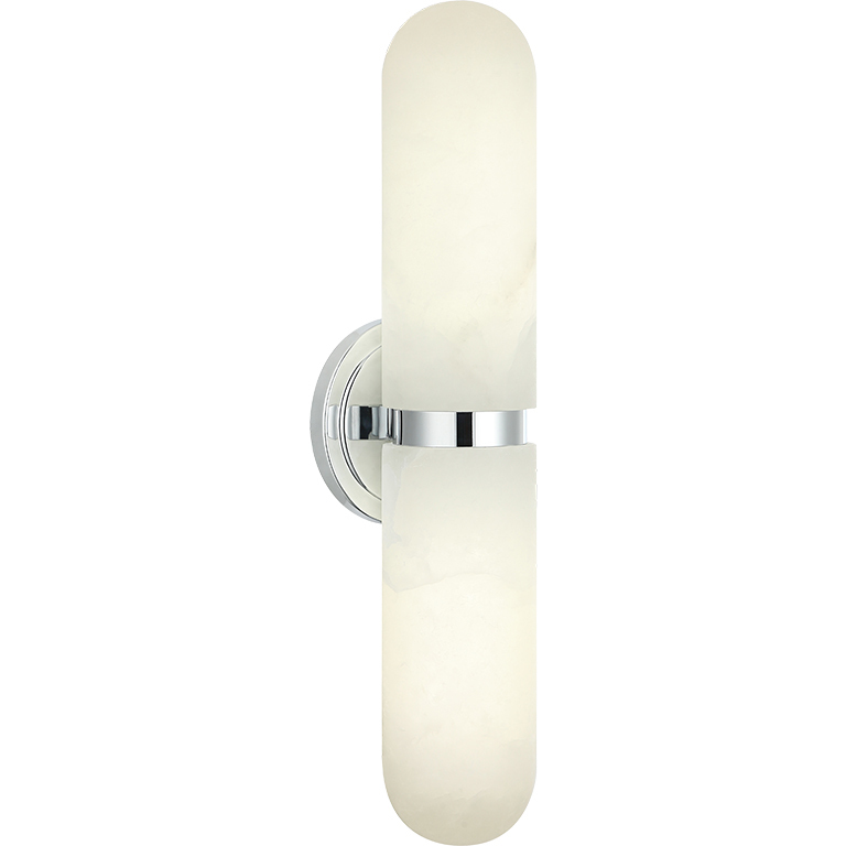 Capsula 2 Light 4.75 inch Chrome Wall Sconce Wall Light