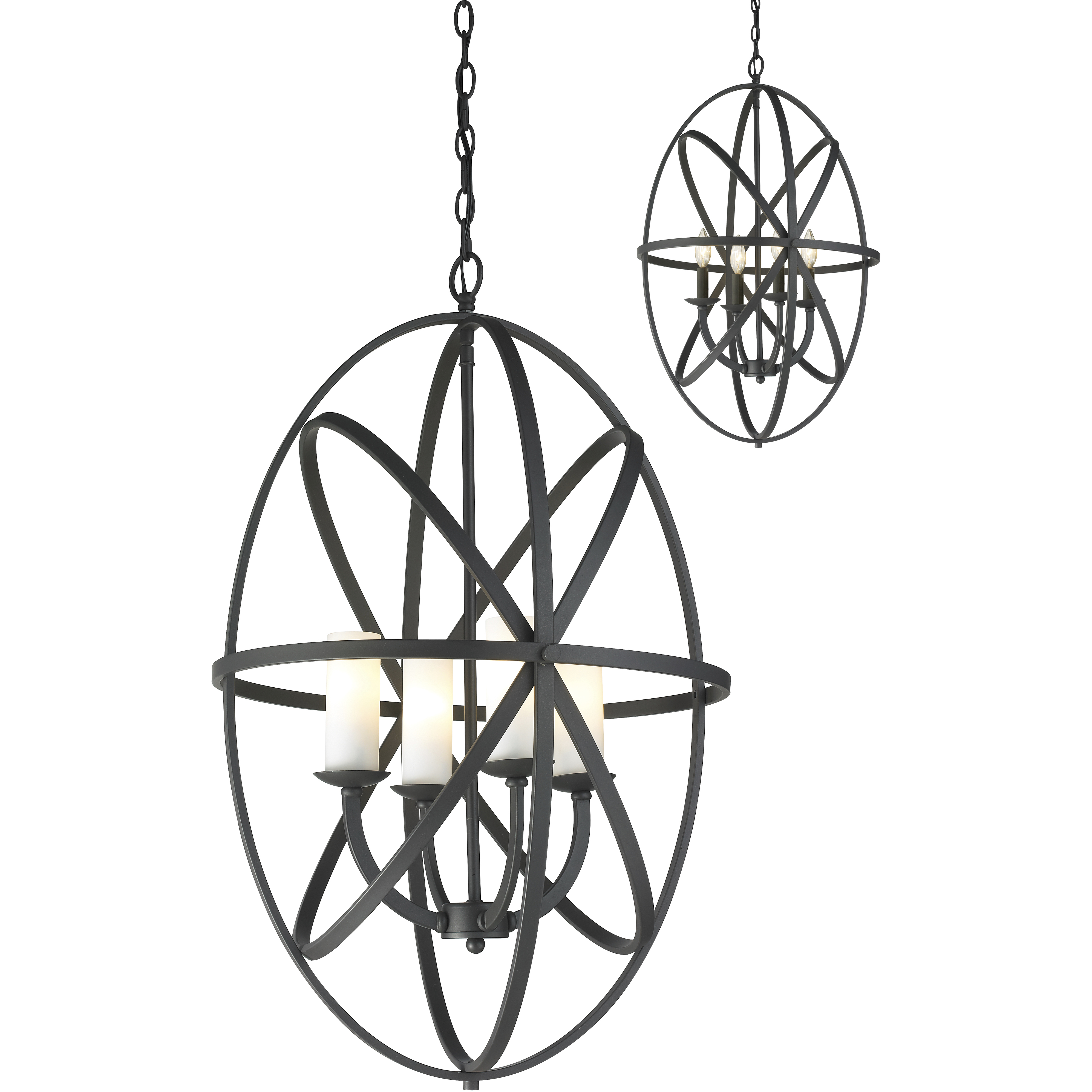 Aranya 4 Light 19.69 inch Bronze Chandelier Ceiling Light