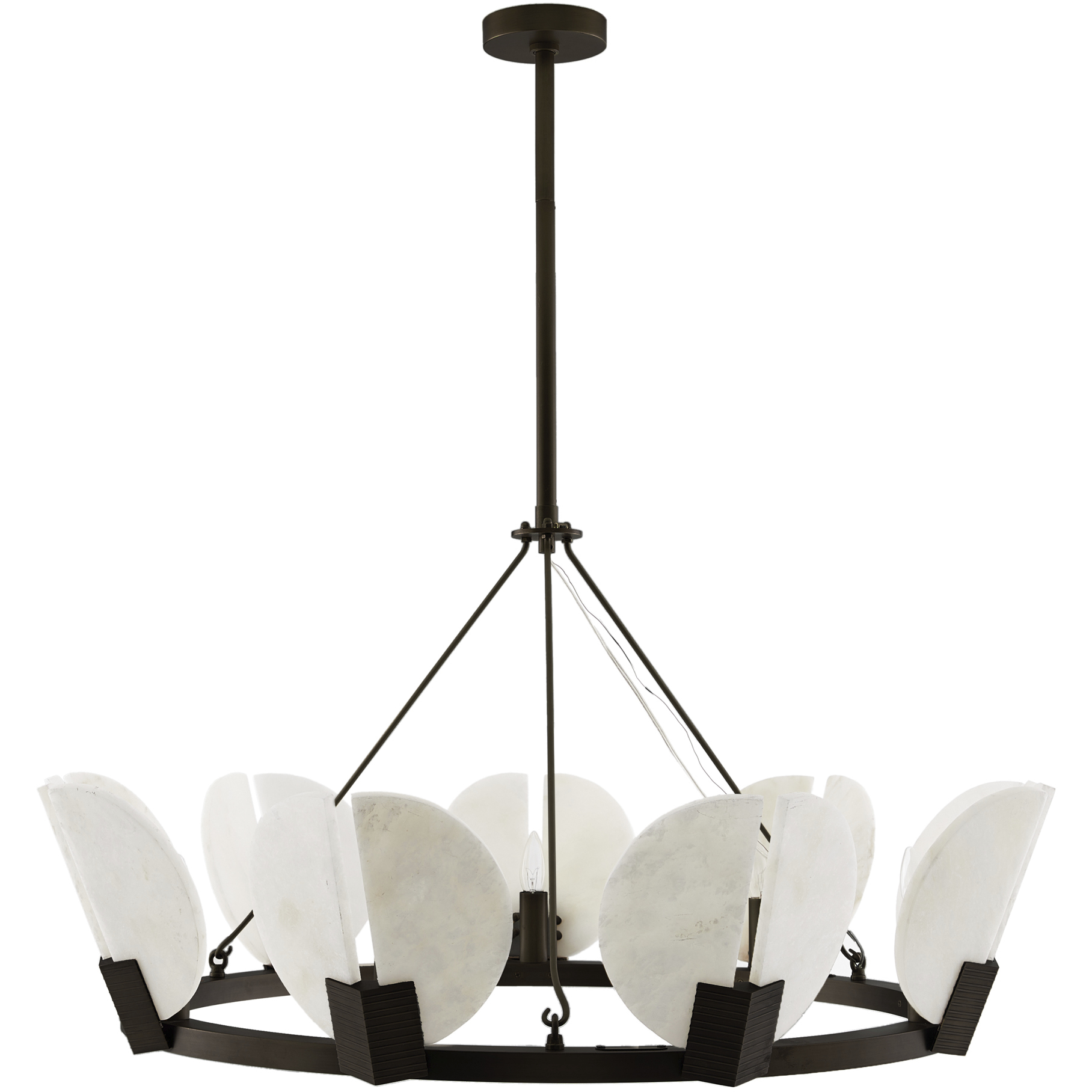 Sierra 9 Light 40 inch English Bronze Chandelier Ceiling Light