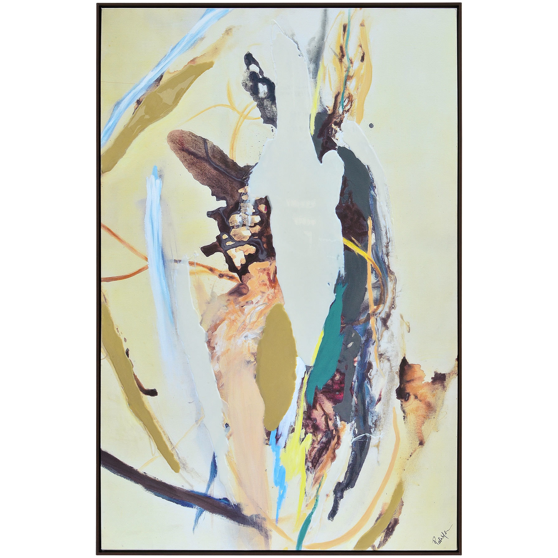 Chara Heavy Texture and Spot Gloss Canvas Art