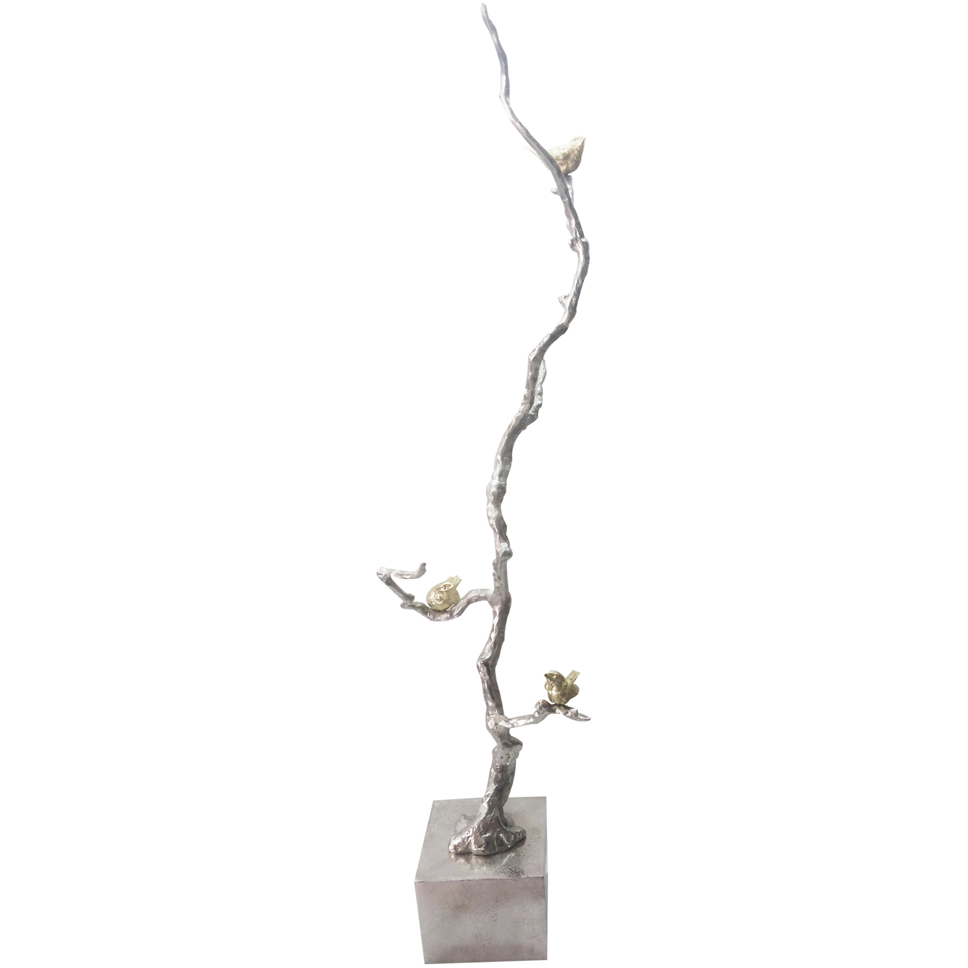 Branch Silver and Gold Decorative Accent in Silver / Gold