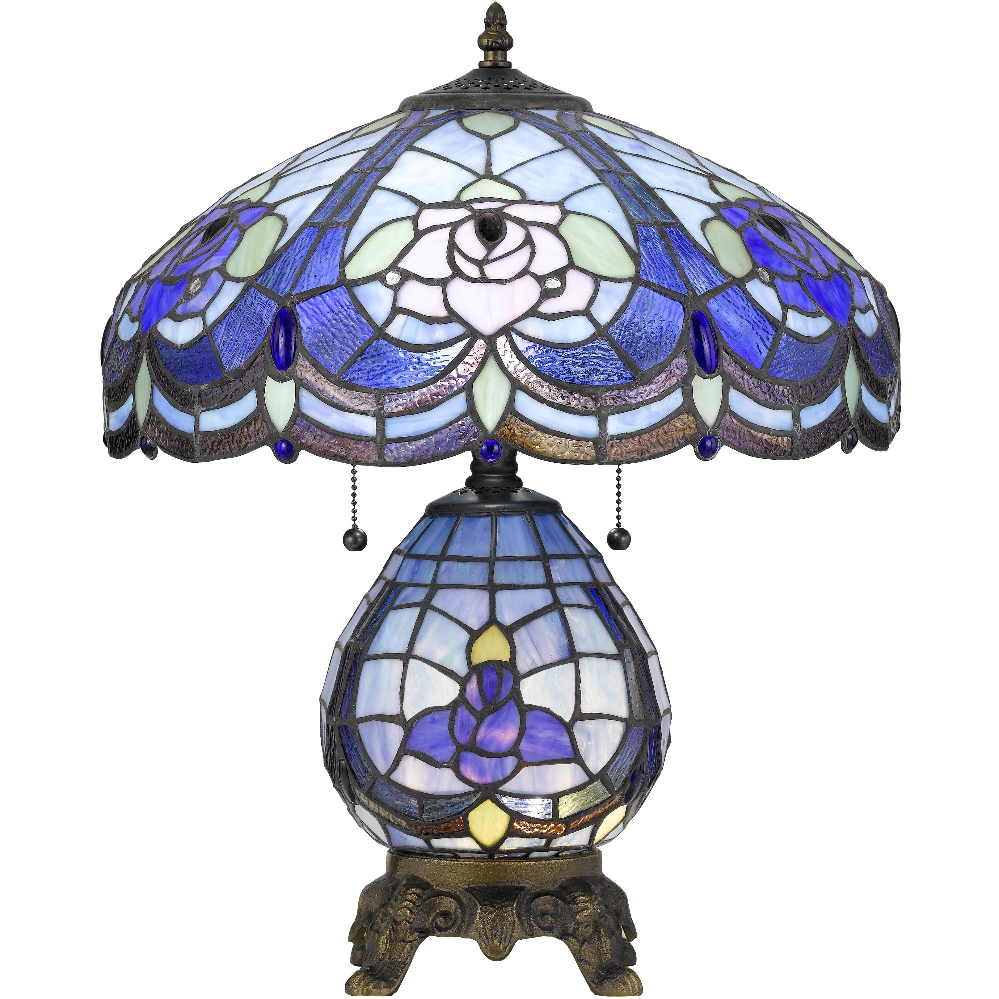Tiffany 19 inch 60 watt Table Lamp Portable Light