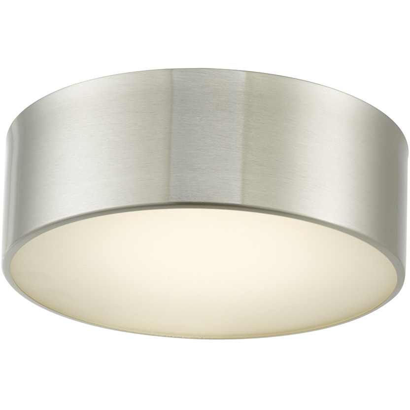Bongo LED 10 inch Brushed Nickel Flush Mount Ceiling Light