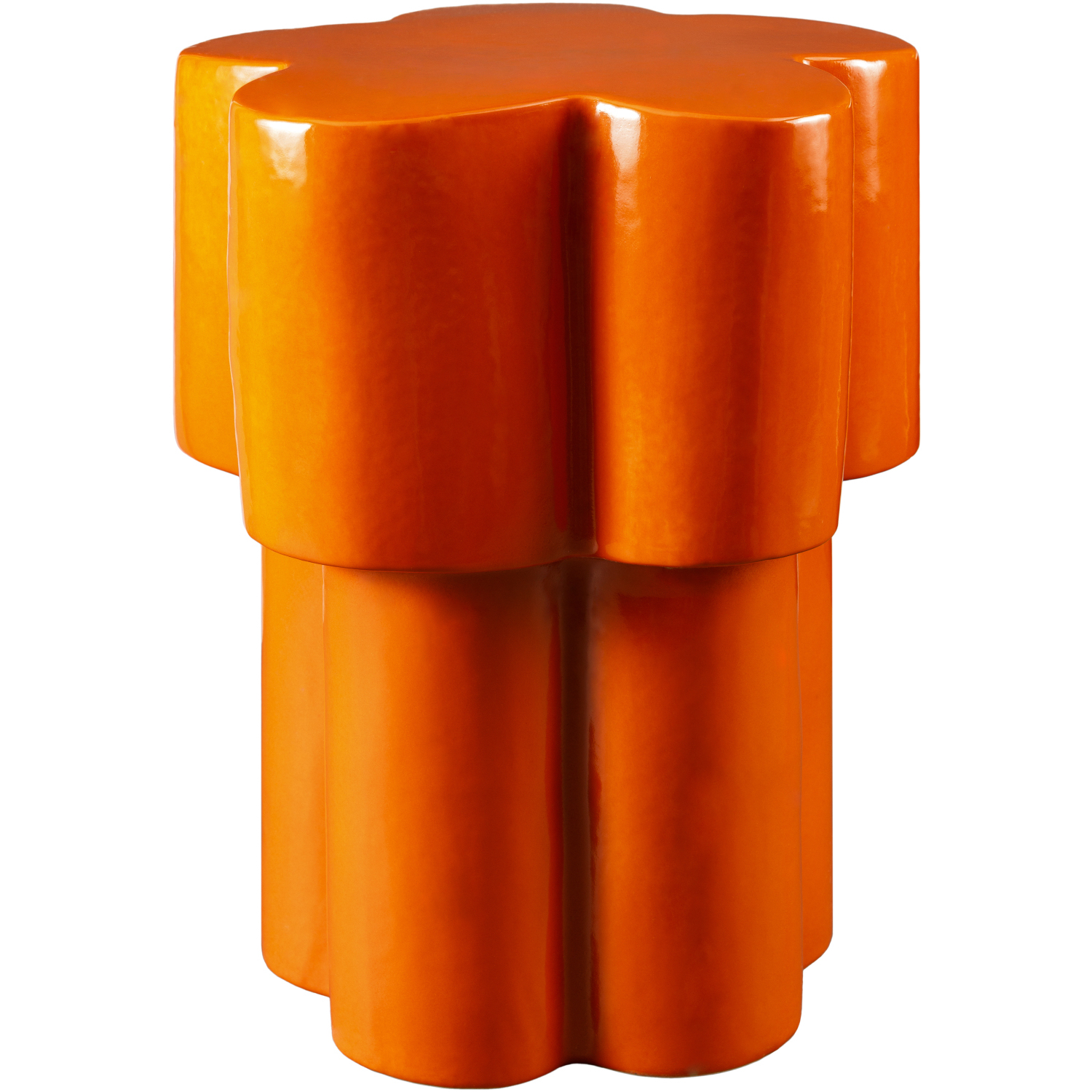 Falkland Road 17.7 X 13.4 inch Burnt Orange / Burnt Orange End Table