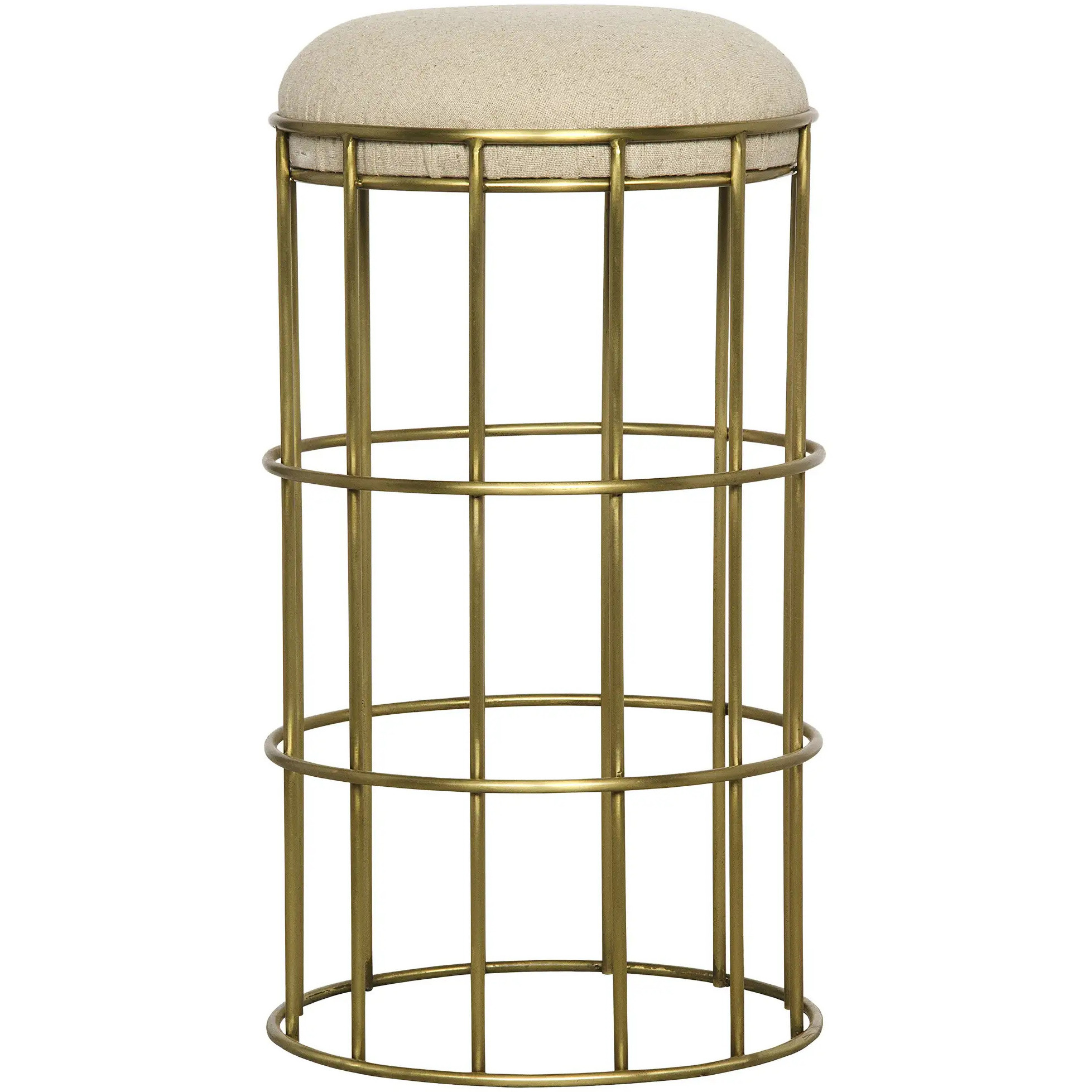 Ryley 23.5 inch Antique Brass Counter Stool