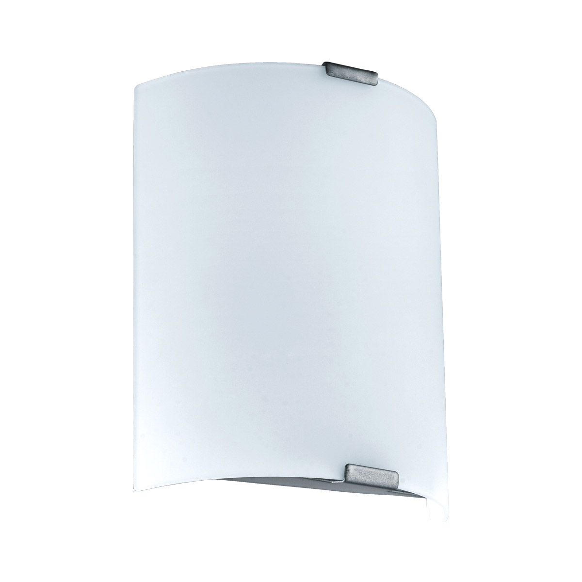 Grafik LED 11 inch Silver ADA Wall Light, White Glass